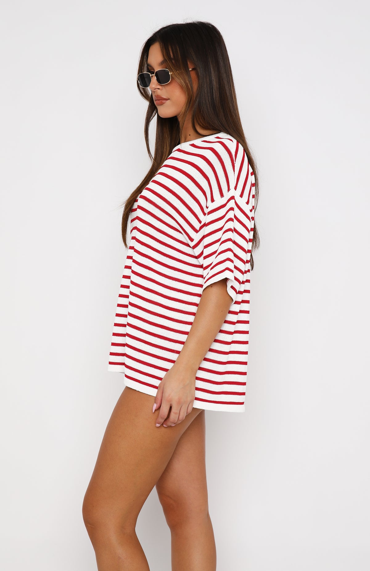 All The Little Things Top Red Stripe | White Fox Boutique US