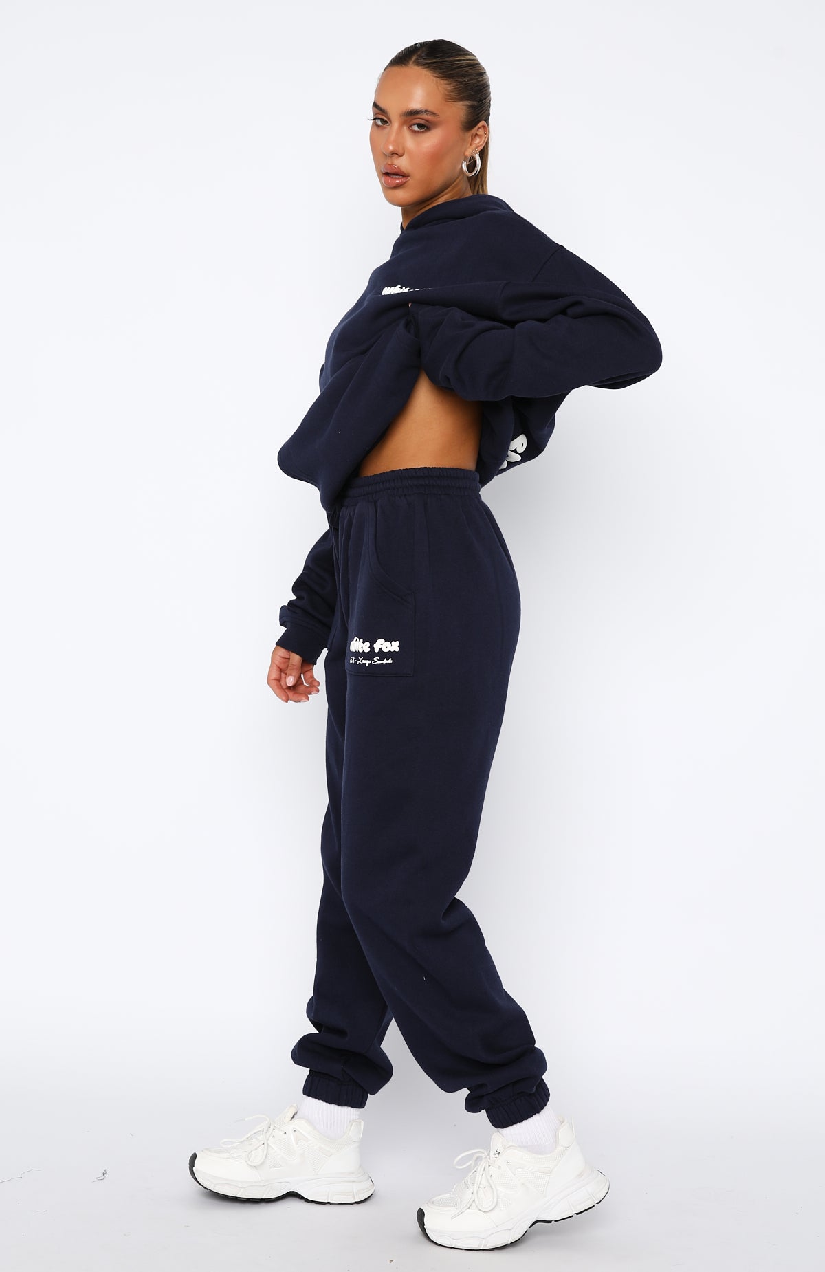 Era Sweatpants Nautical White Fox Boutique US - Main Image