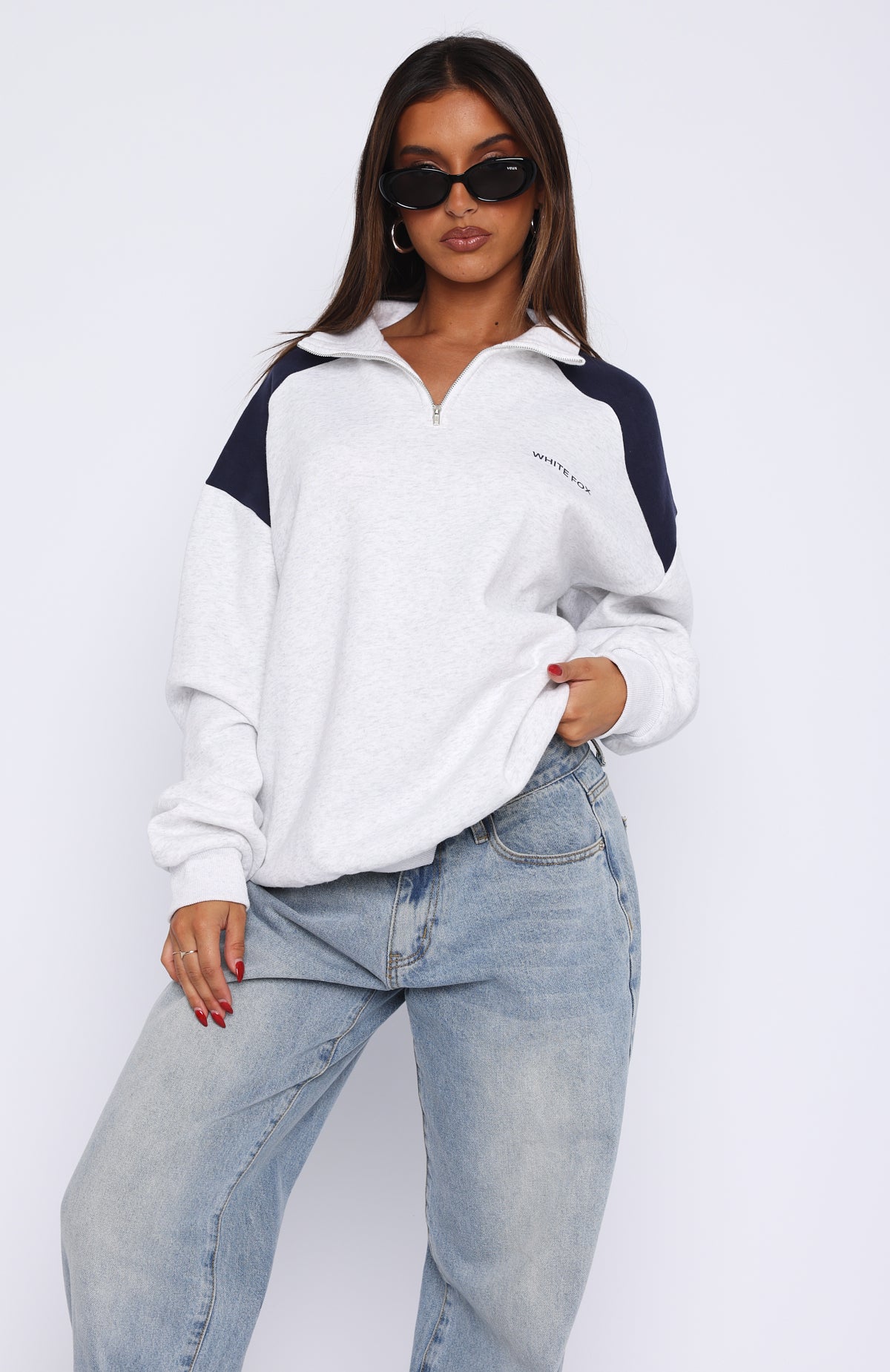 フォクシー　42649 ホワイト　ニット　Agnes Sweater フォクシーブティック Agnes Sweater 42649 ニット F ホワイト