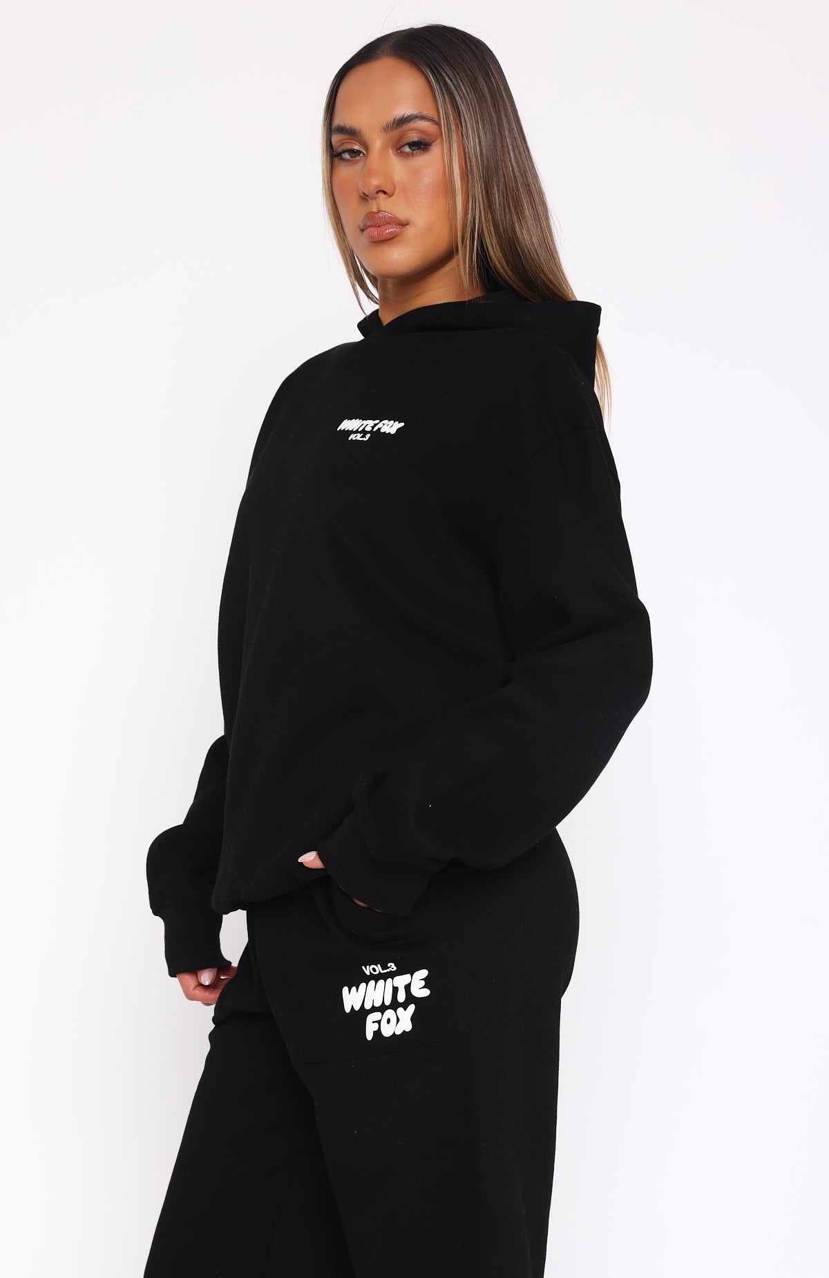 Offstage Hoodie Monochrome | White Fox Boutique US