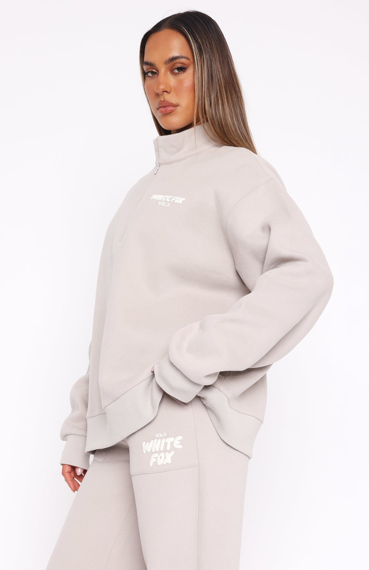 Offstage Zip Front Sweater Moon | White Fox Boutique US Offstage Zip Front Sweater Moon | White Fox Boutique US