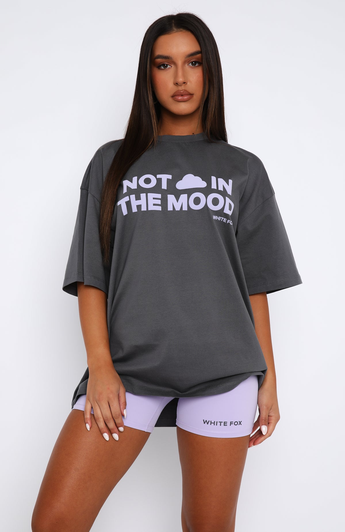 Take A Hint Oversized Tee Volcanic | White Fox Boutique US