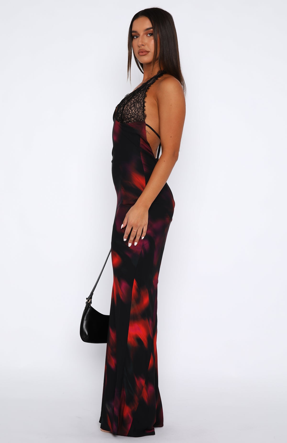 Beyond The Stars Maxi Dress Sangria Floral | White Fox Boutique US