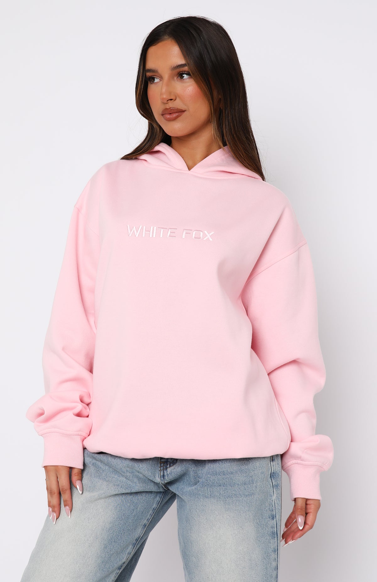 Stay Lifted Oversized Hoodie Posy | White Fox Boutique US