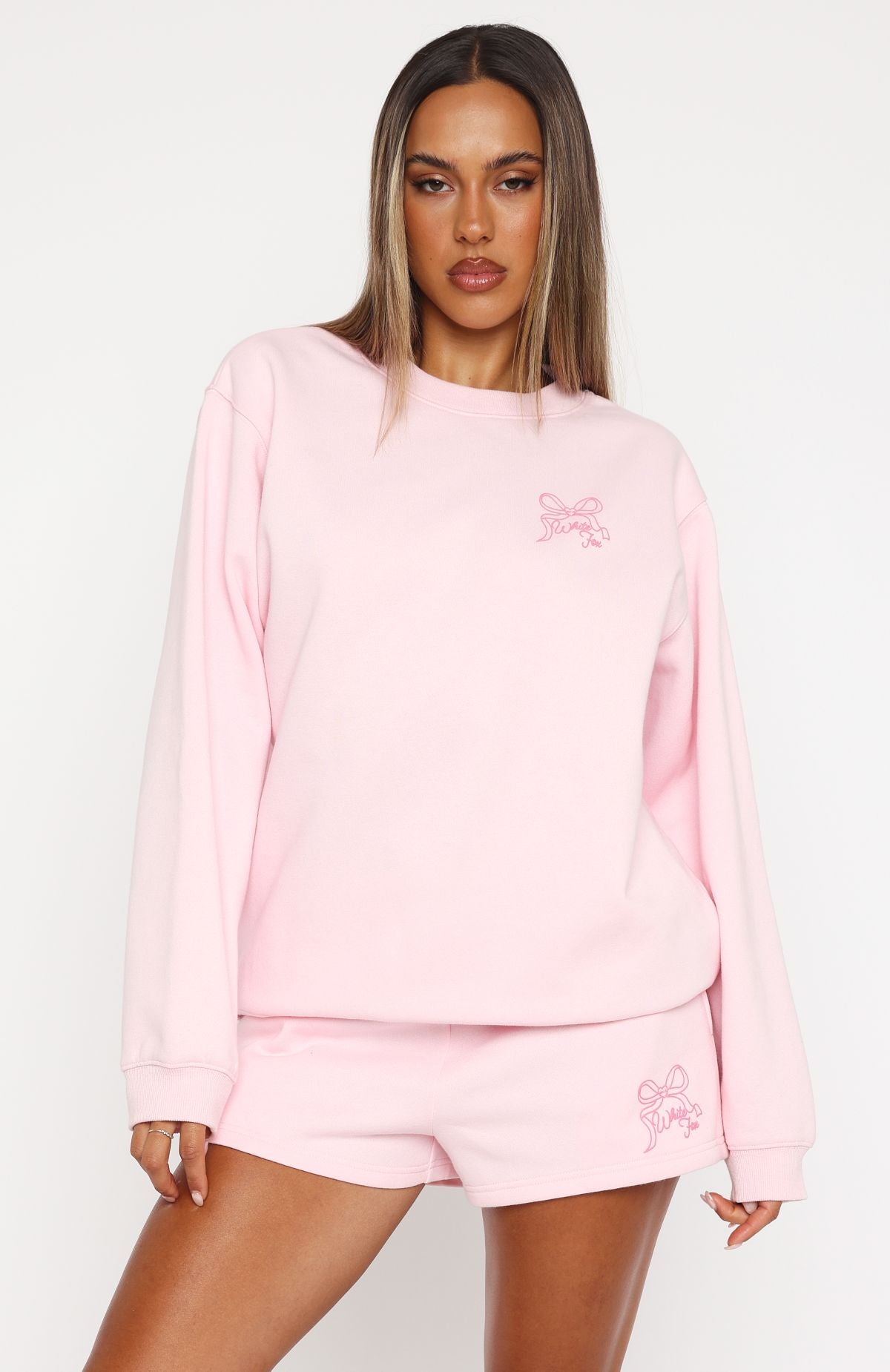 Love You Forever Oversized Sweater Pink | White Fox Boutique US