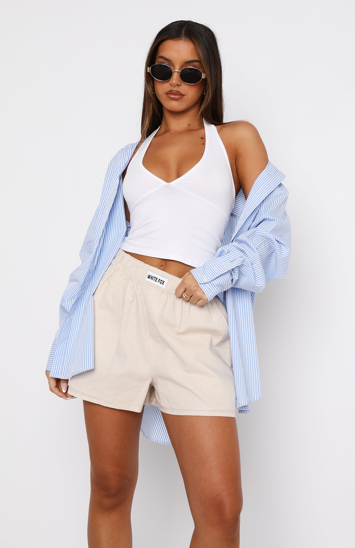 Nothing But Love Shorts Oat | White Fox Boutique US