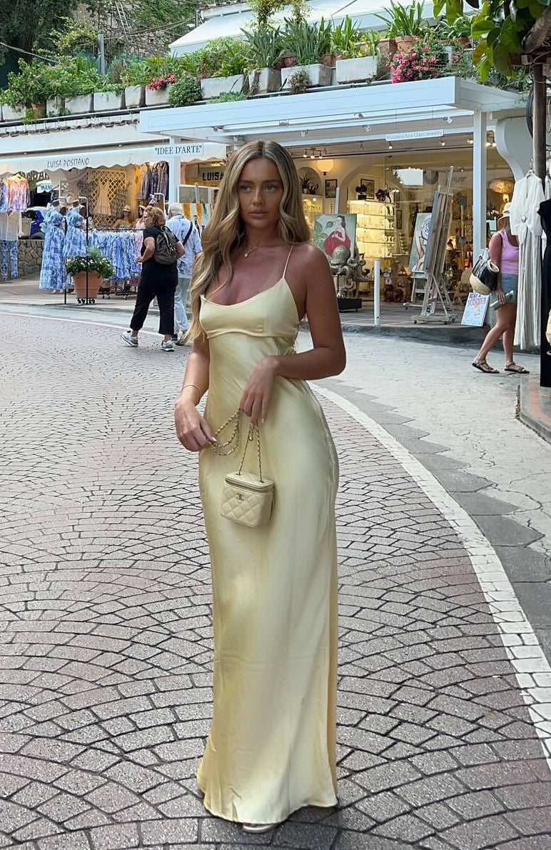 It's Not The Same Maxi Dress Lemon It's Not The Same Maxi Dress Lemon