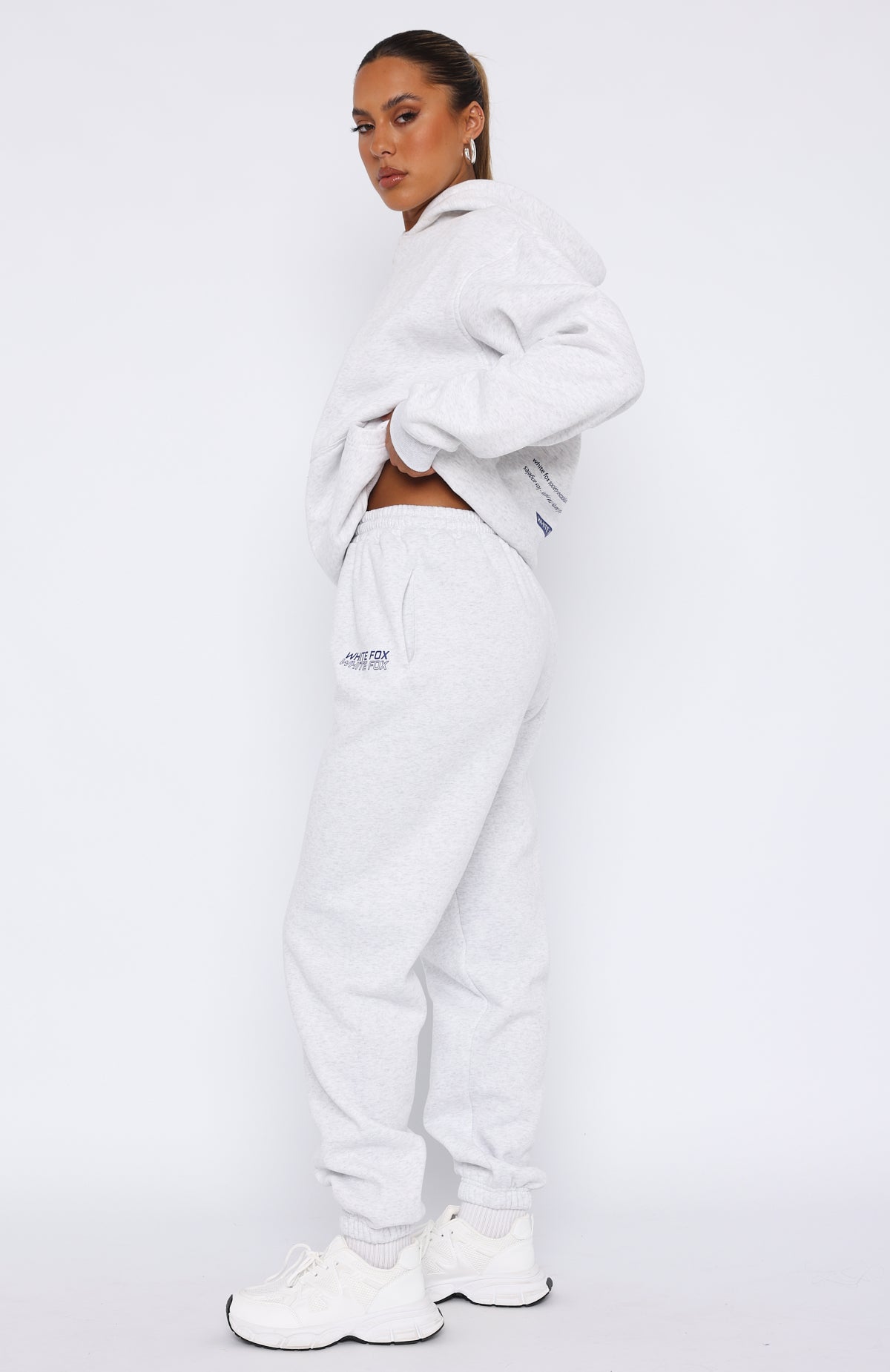 NEW FMC BAGGY TRACKIES WHITE [TRACKSUIT-TRACKIE-BOTTOMS]