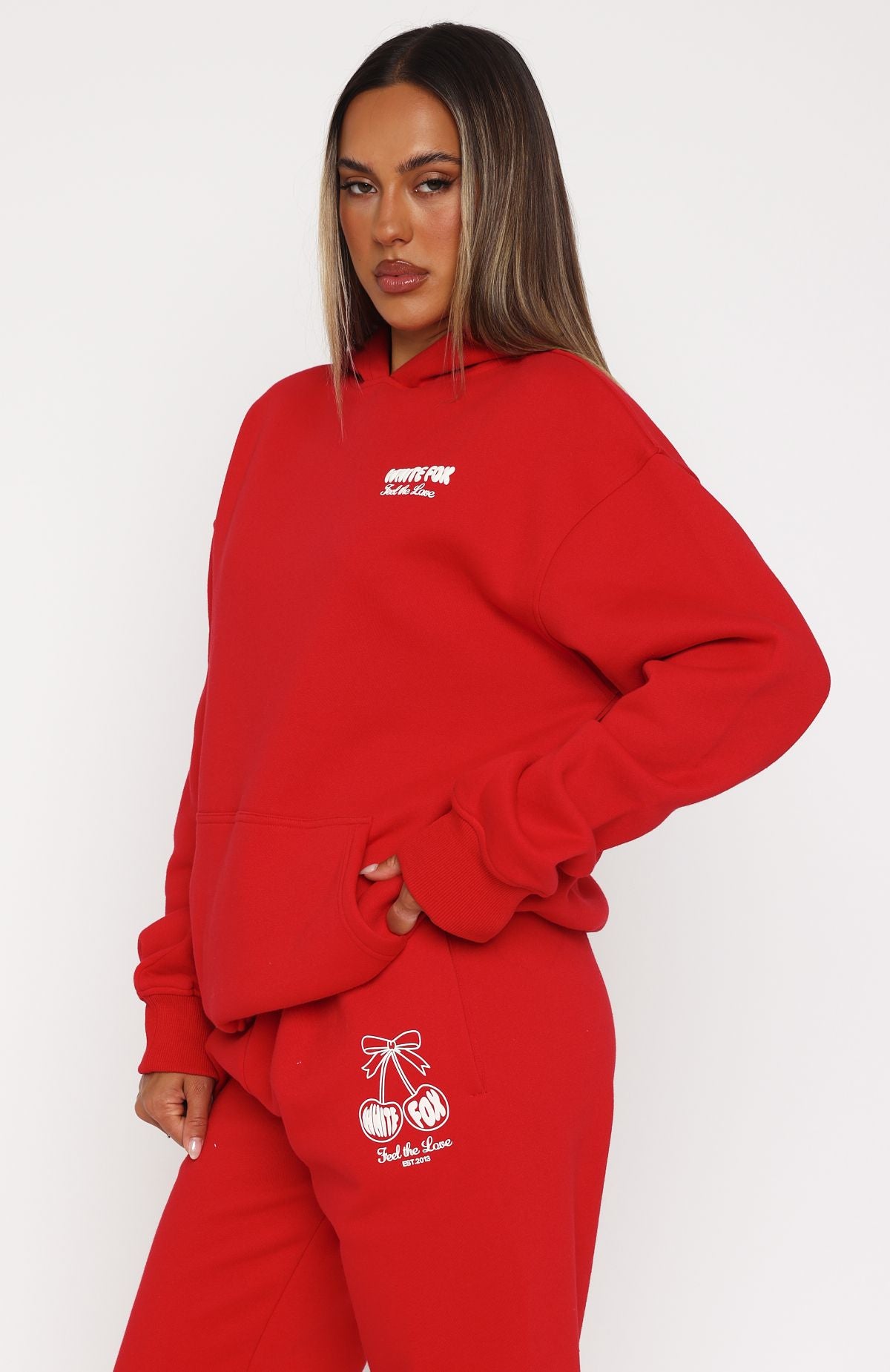 Love Of My Life Oversized Hoodie Red | White Fox Boutique US