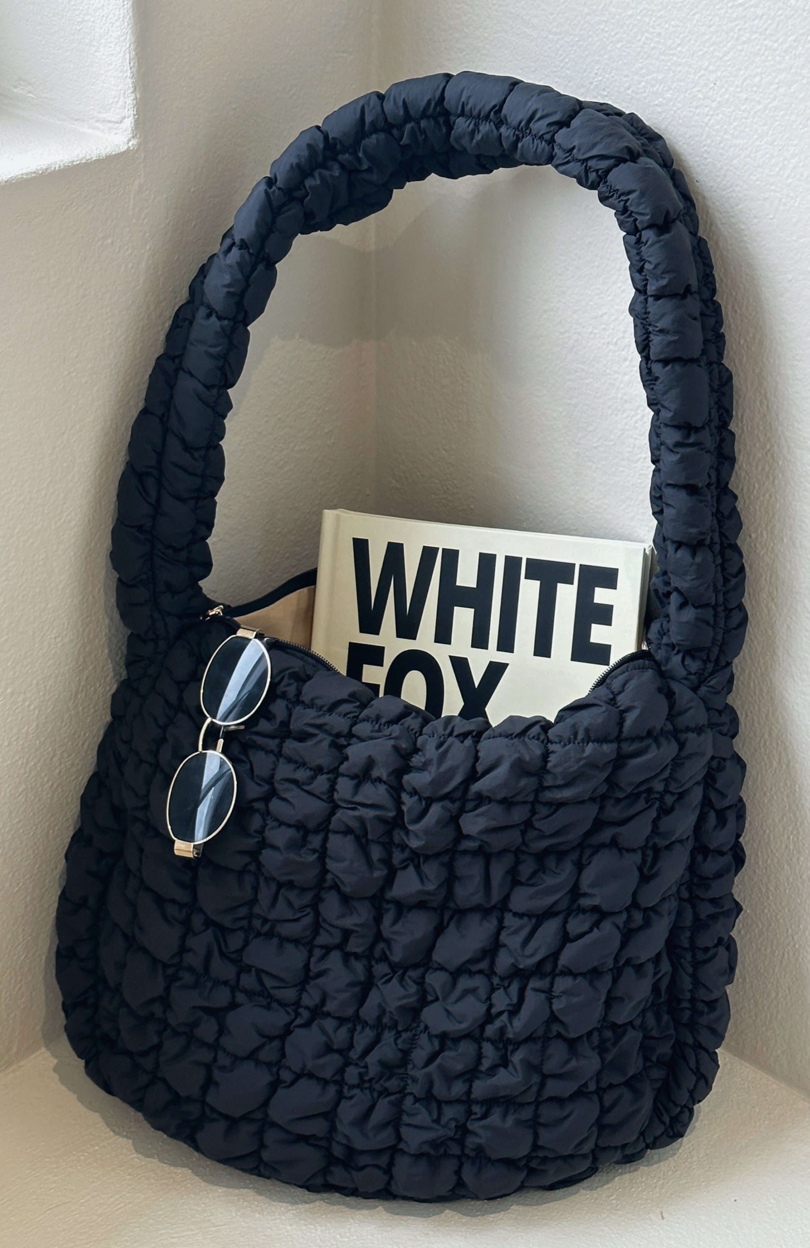 Annabelle Puffer Tote Black 