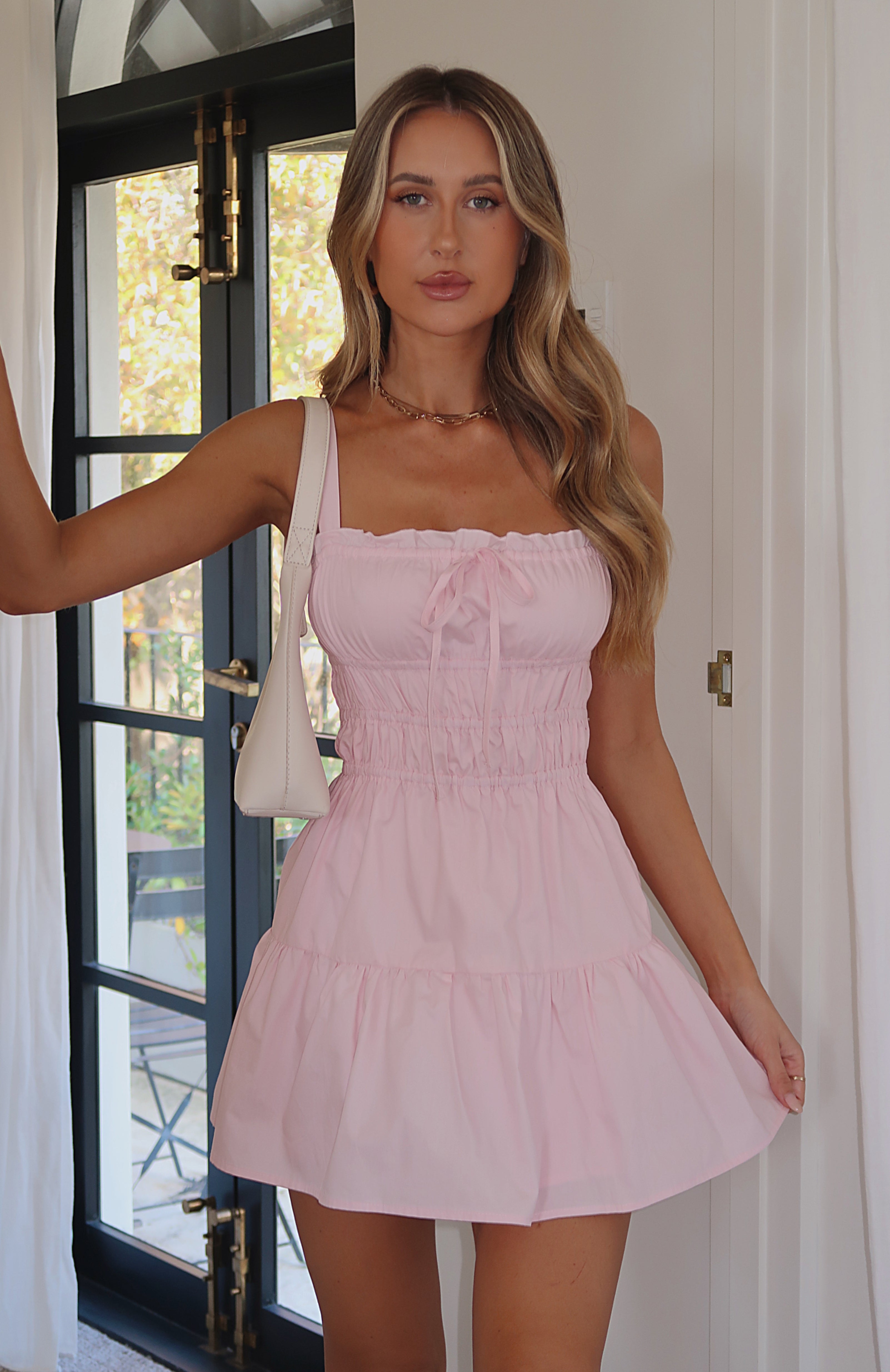She s Taken Mini Dress Pink