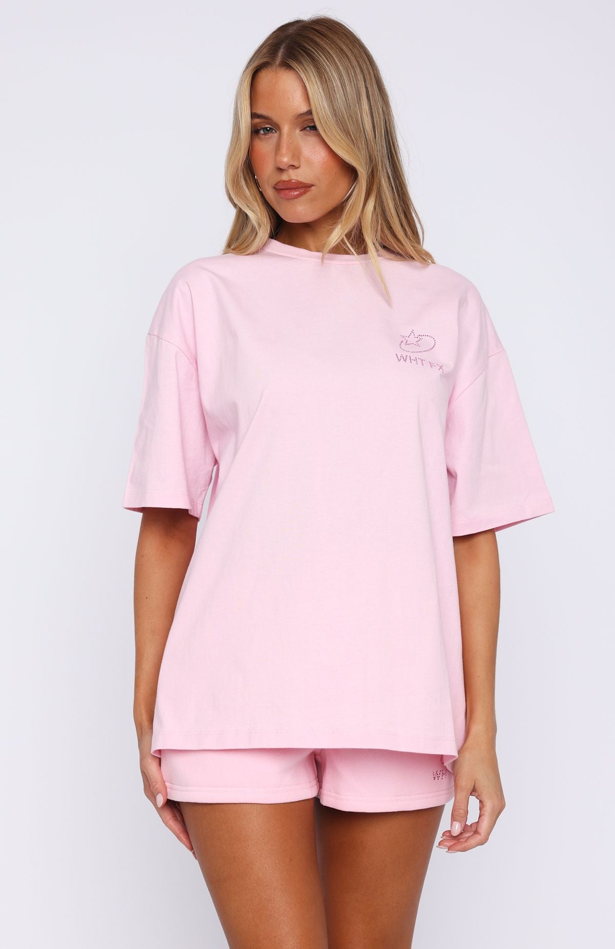 Always Shining Oversized Tee Posy | White Fox Boutique US