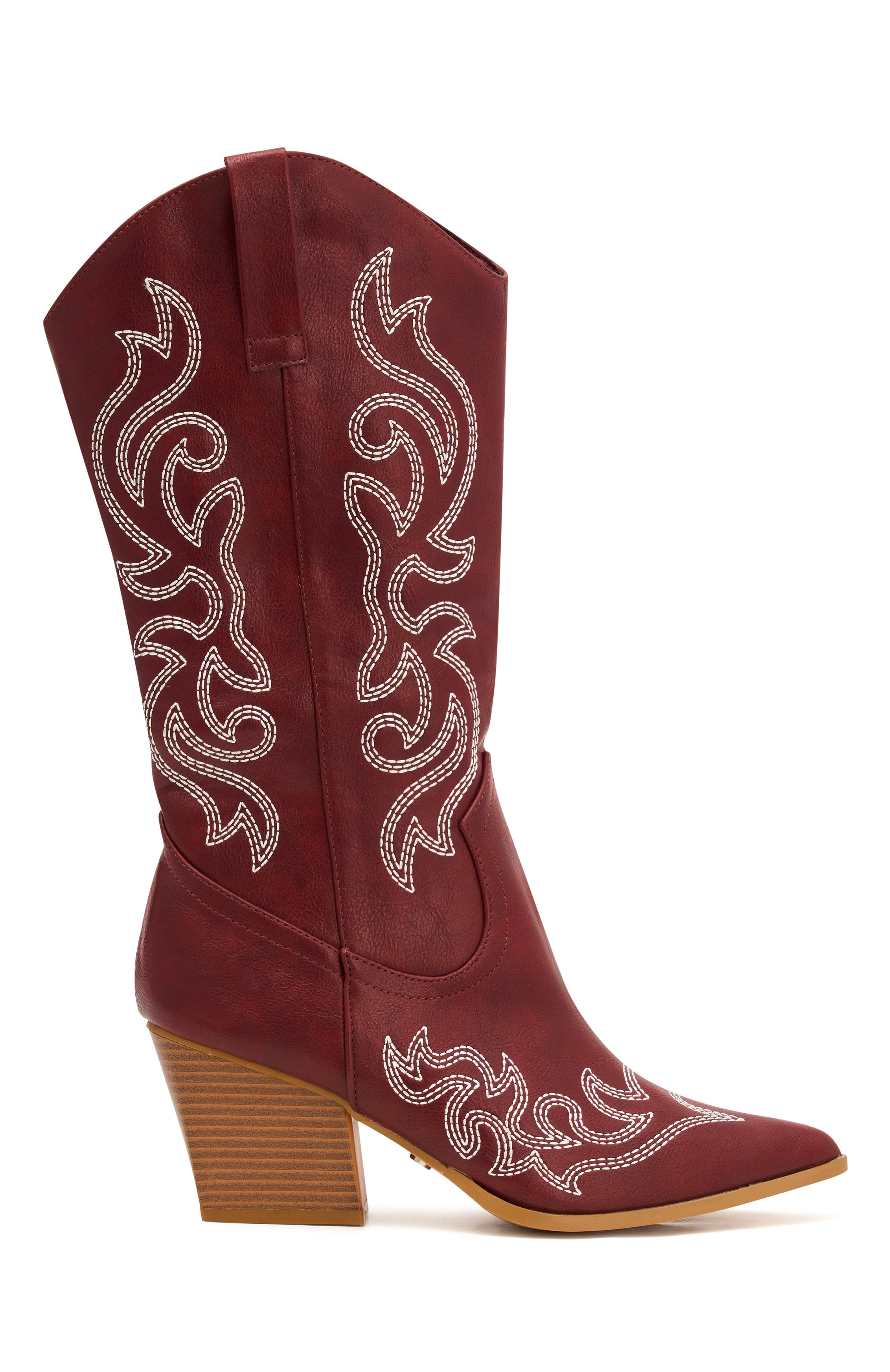 cowboy dress boots Alice Cowboy Boots Burgundy