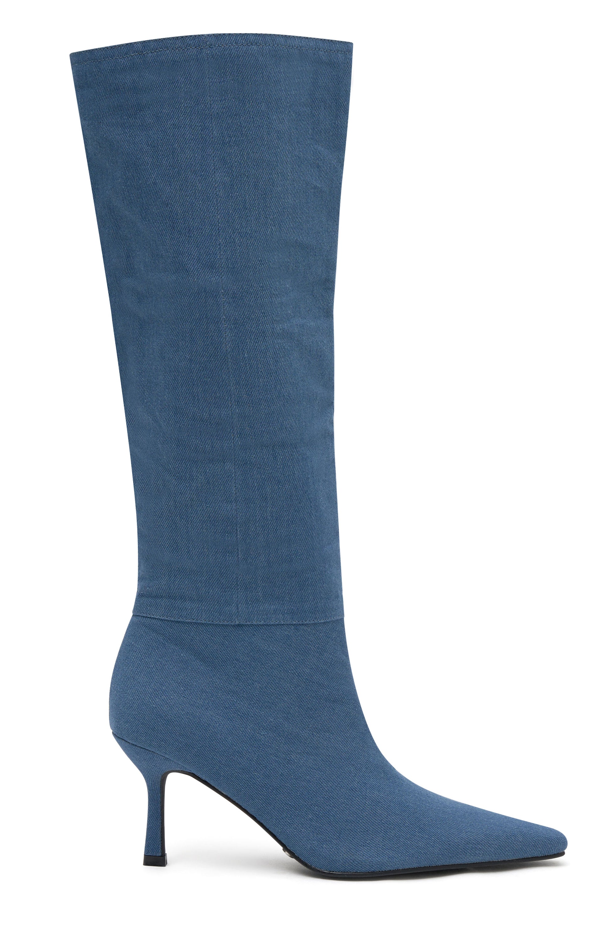 Dark blue knee high on sale boots