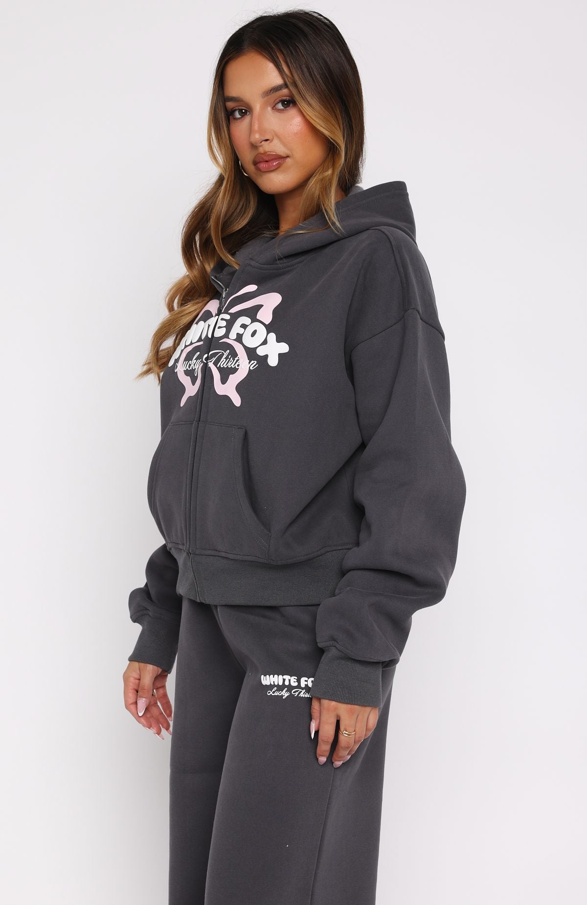 Lucky Thirteen Audrina Wide Leg Sweatpants Volcanic