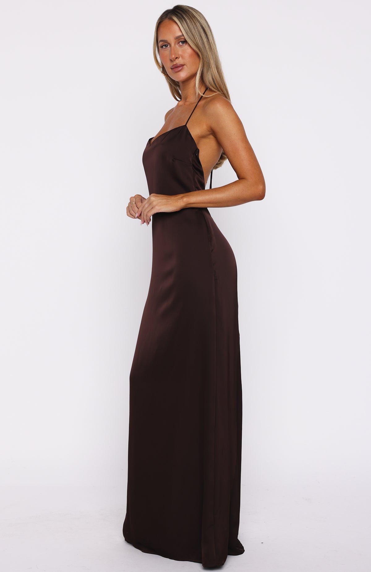 Amore Maxi Dress Dark Chocolate Amore Maxi Dress Dark Chocolate