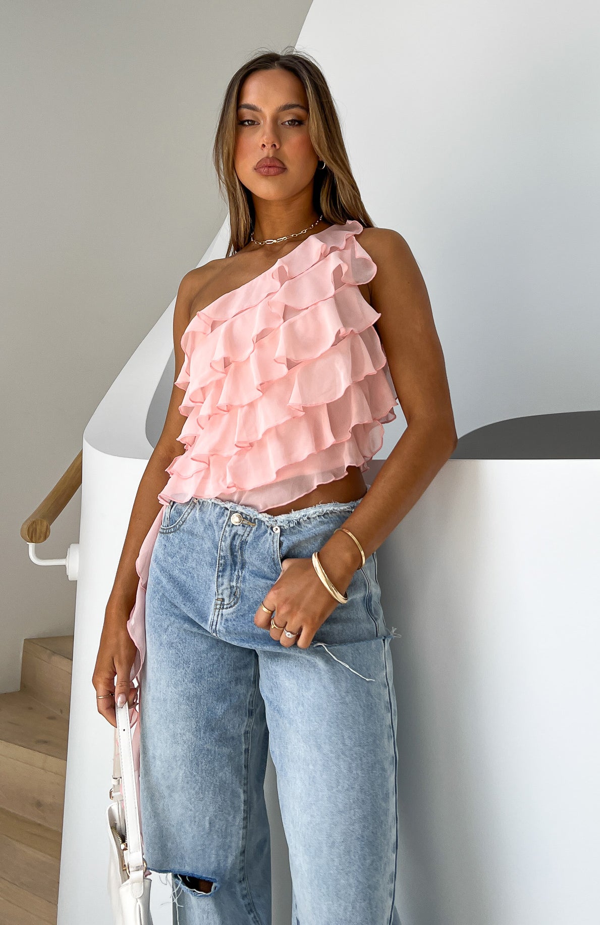 Don't Stop Movin' Top Baby Pink - White Fox Boutique Tops - Xs - Shop with Afterpay