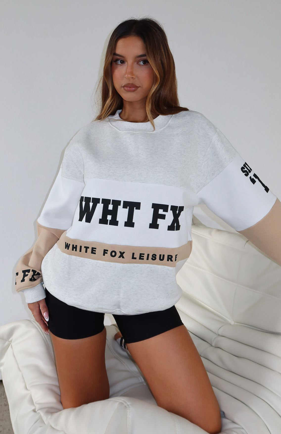 Latest And Greatest Oversized Sweater Neutral | White Fox