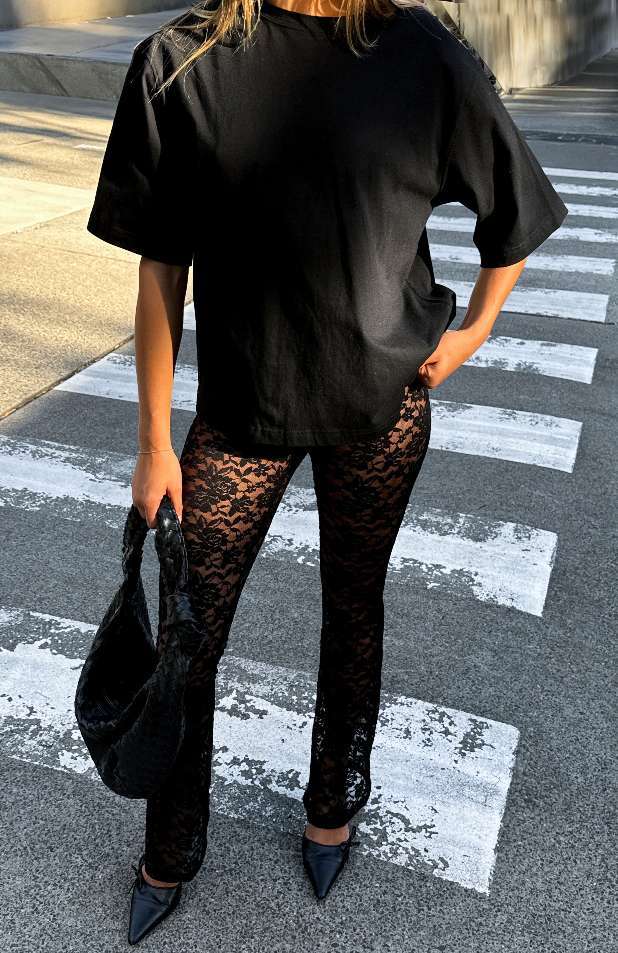 New Era Lace Pants Black | White Fox Boutique US New Era Lace Pants Black | White Fox Boutique US