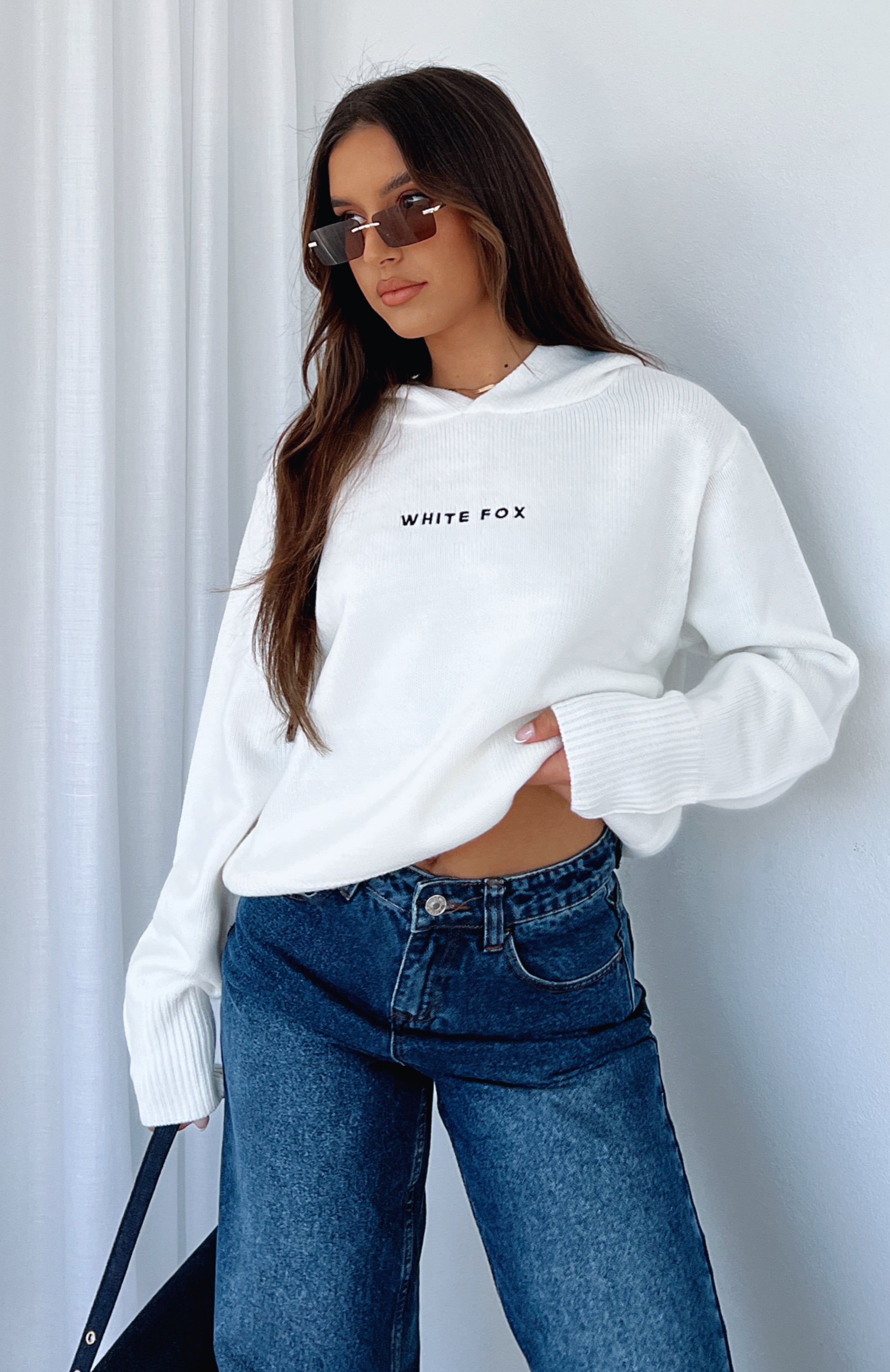 It's Cool Knit Hoodie White