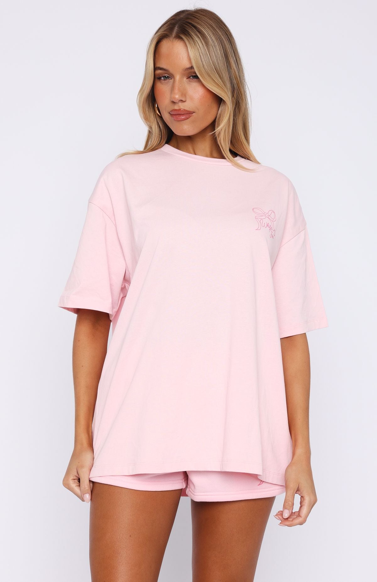 Love You Forever Oversized Tee Pink | White Fox Boutique US