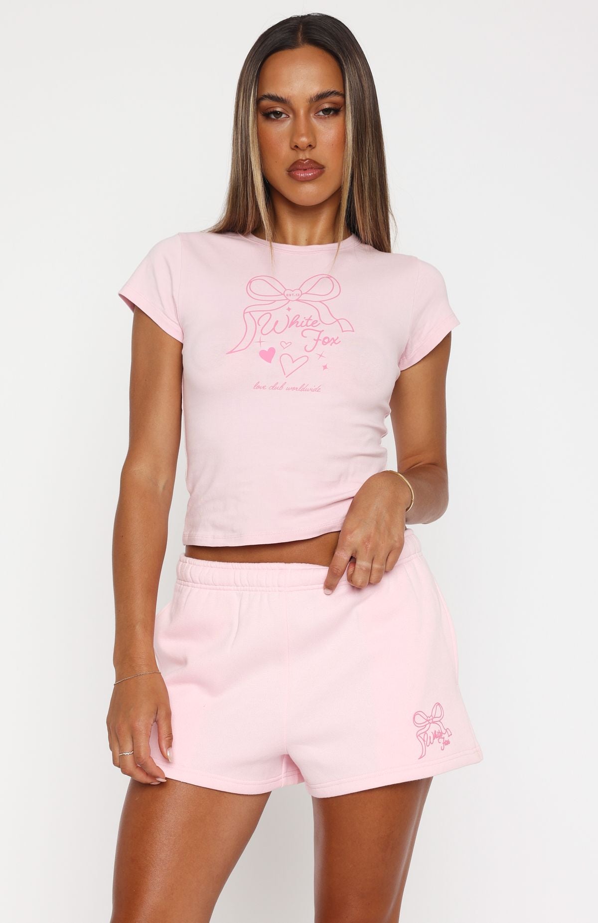 Love You Forever Baby Tee Pink | White Fox Boutique US