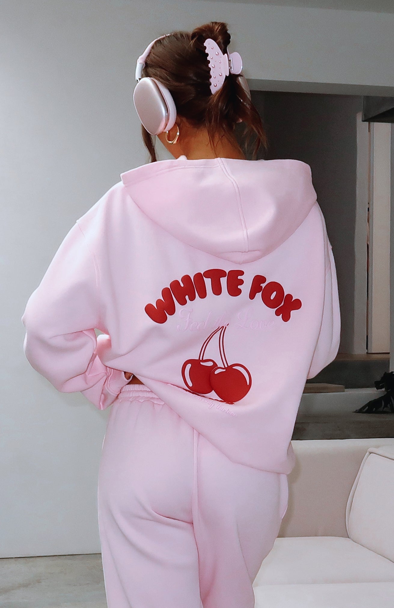 Love Me Tender Oversized Hoodie Pink | White Fox Boutique US