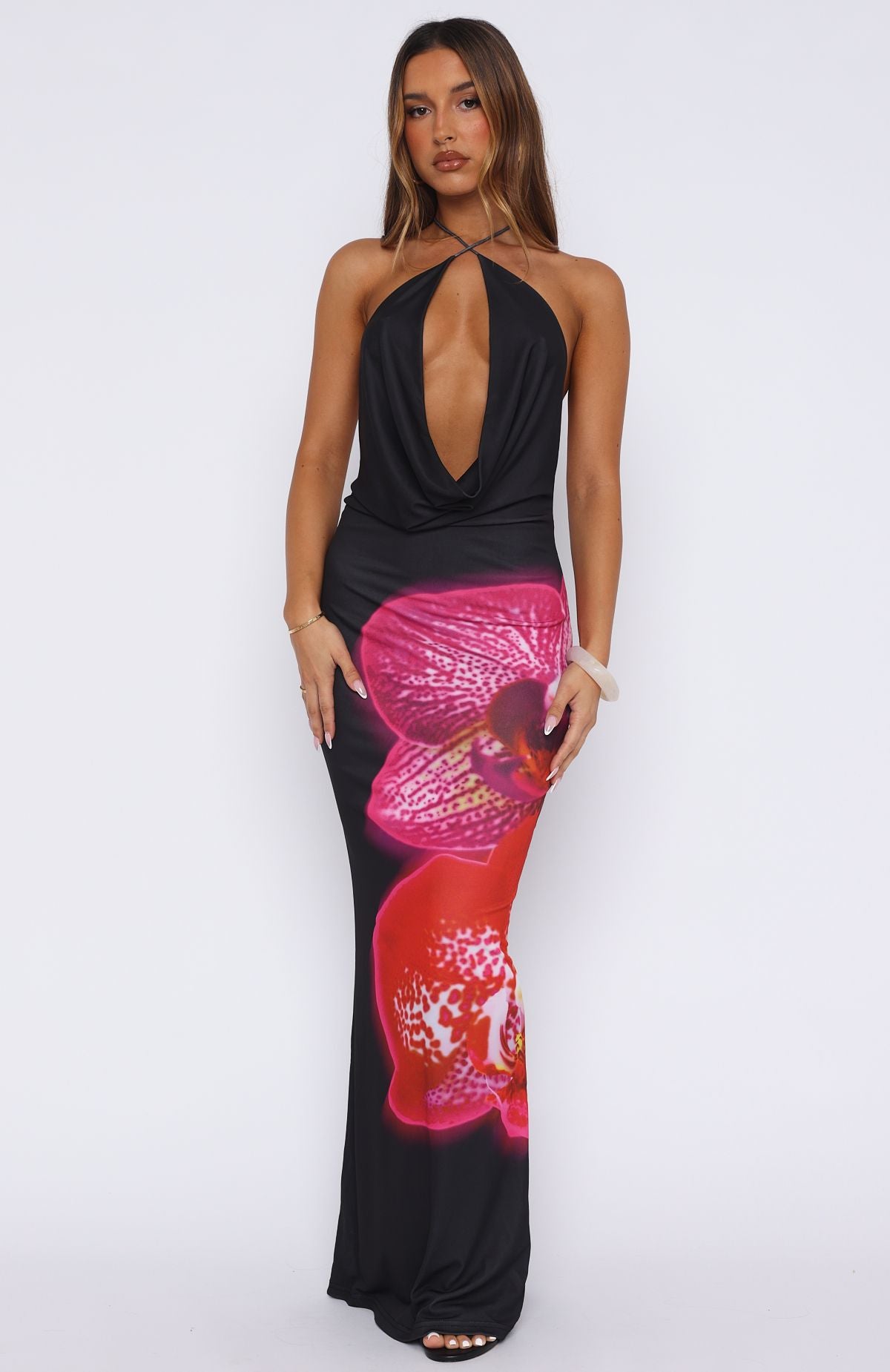 ღ*様 新品　別注8y Ibiza Dress roosa bloom prin 新品別注8y Ibiza Dress roosa bloom print The beautiful @rociolpez_