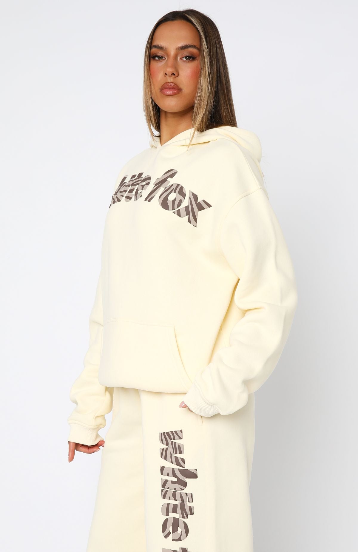 やまもと様 C6086 デイリースウェット From The Archives Maya Oversized Hoodie Lemon | White Fox