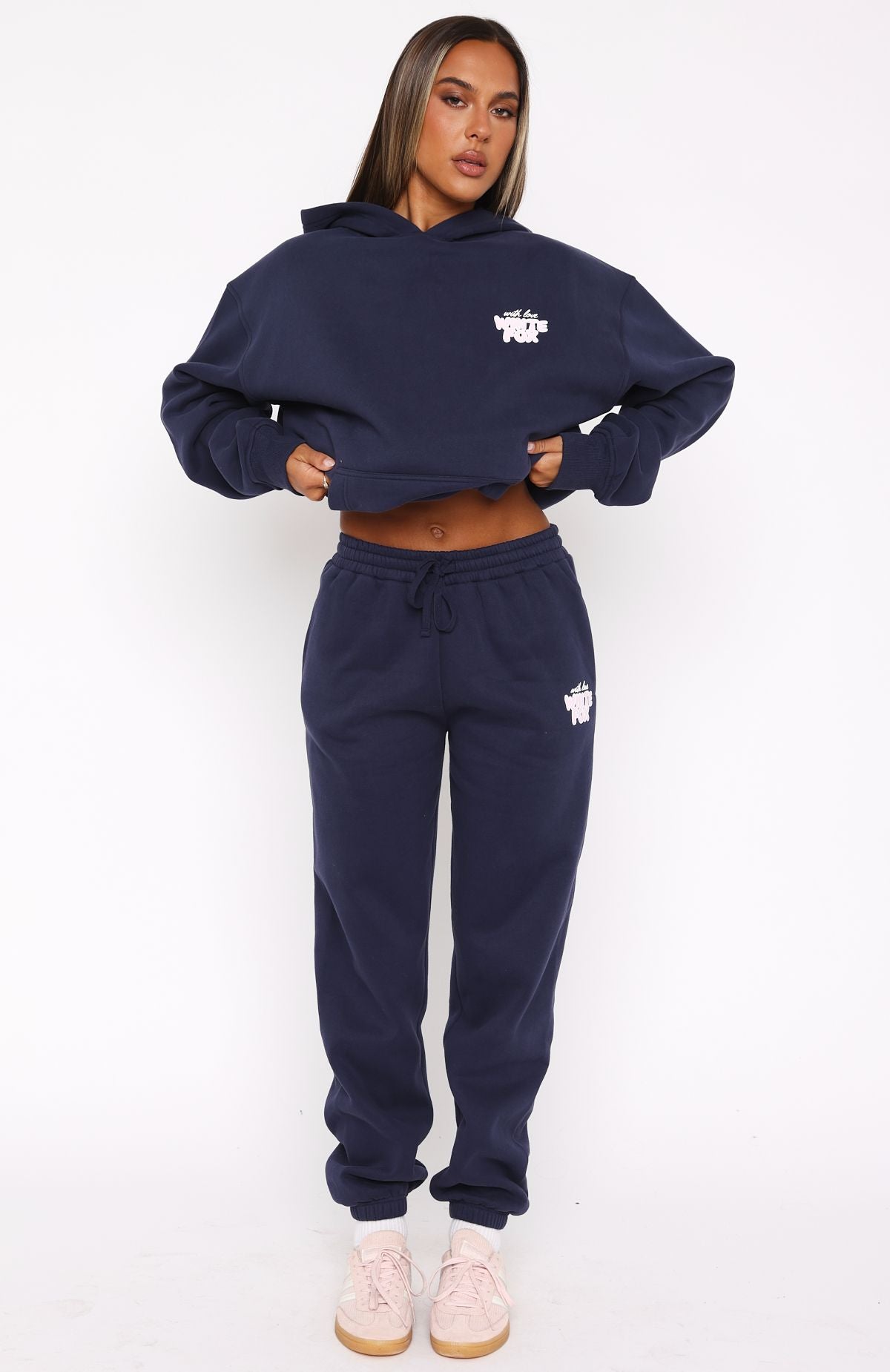 With Love Always Sweatpants Navy | White Fox Boutique US
