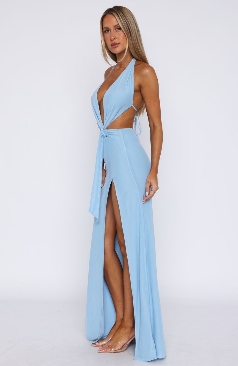 Dance With Me Maxi Halter Dress Powder Blue | White Fox Boutique US Dance With Me Maxi Halter Dress Powder Blue | White Fox Boutique US