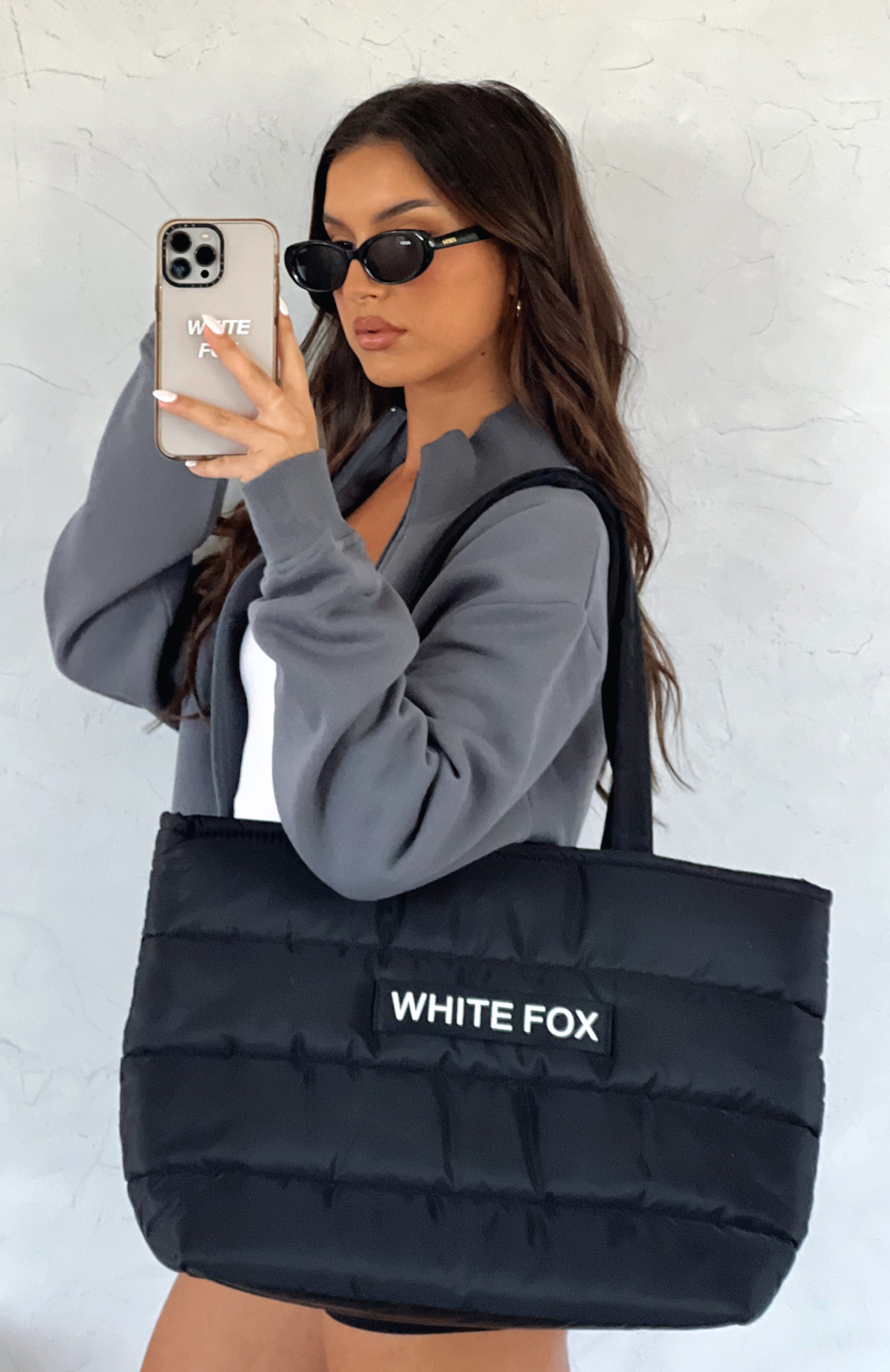 Season 7 Tote Bag Off White - White Fox Boutique Accessories - One Size - Shop with Afterpay