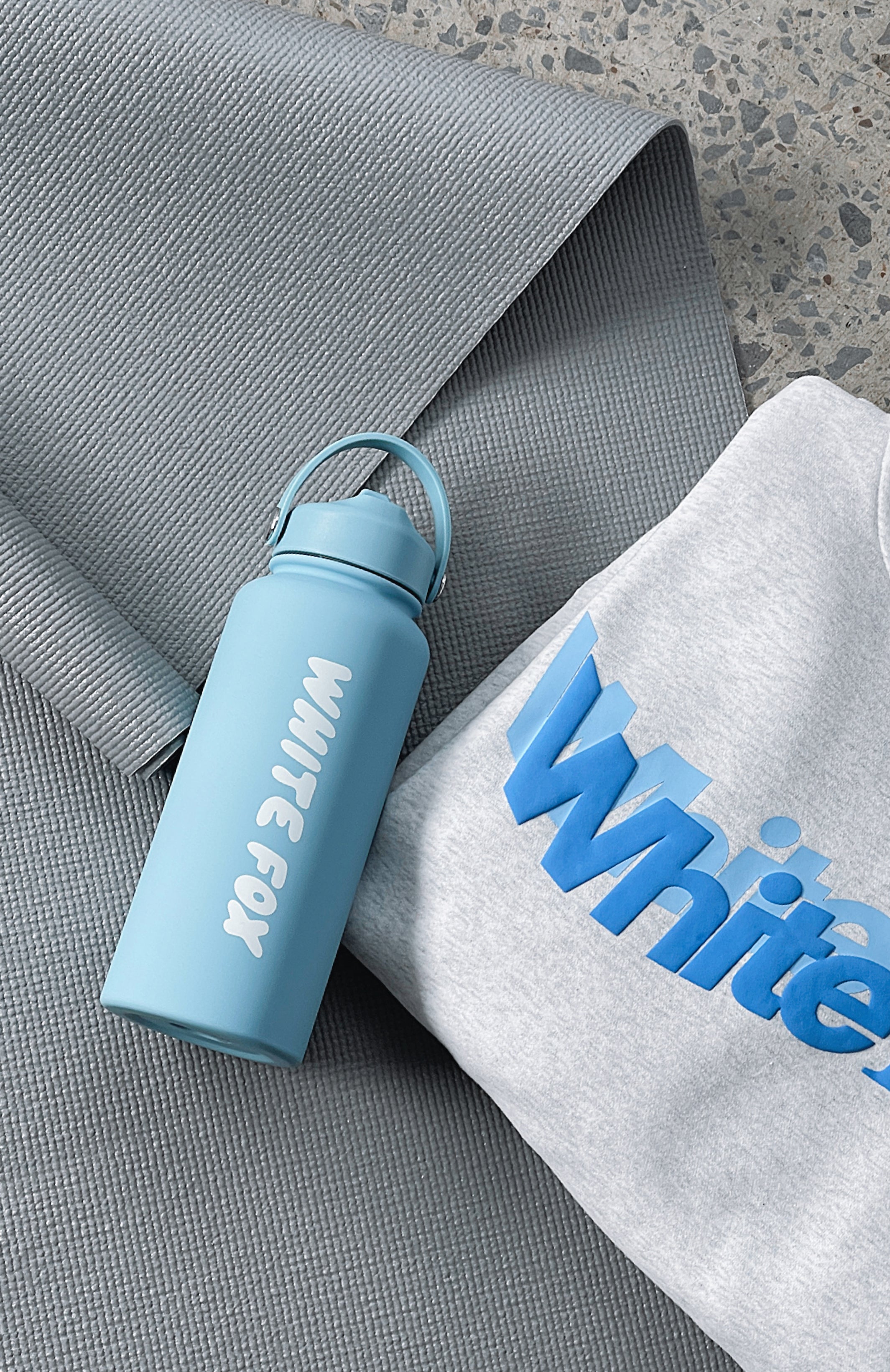 Staying Hydrated Drink Bottle Baby Blue