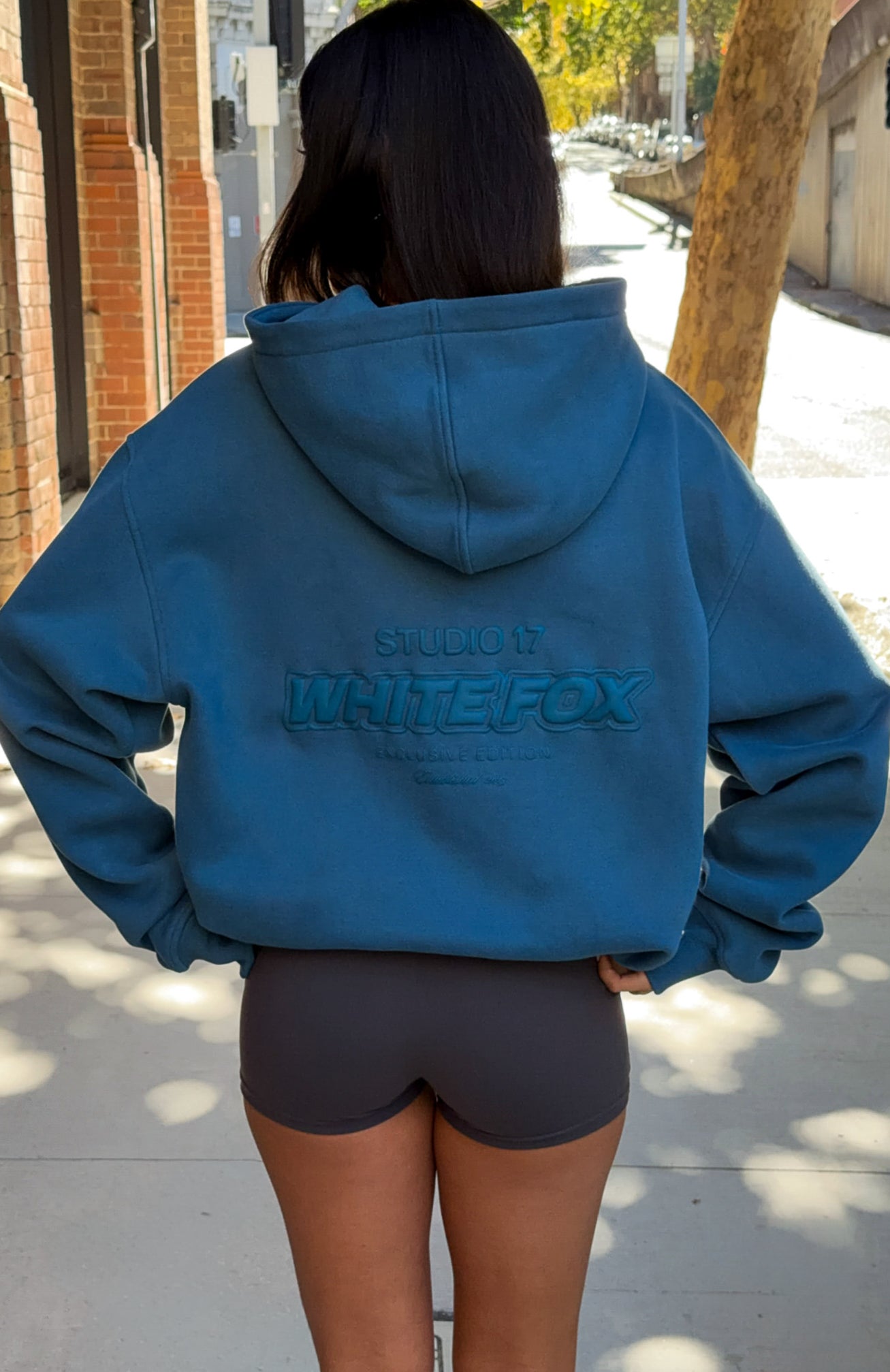 Studio 17 Spencer Oversized Hoodie Teal | White Fox Boutique US