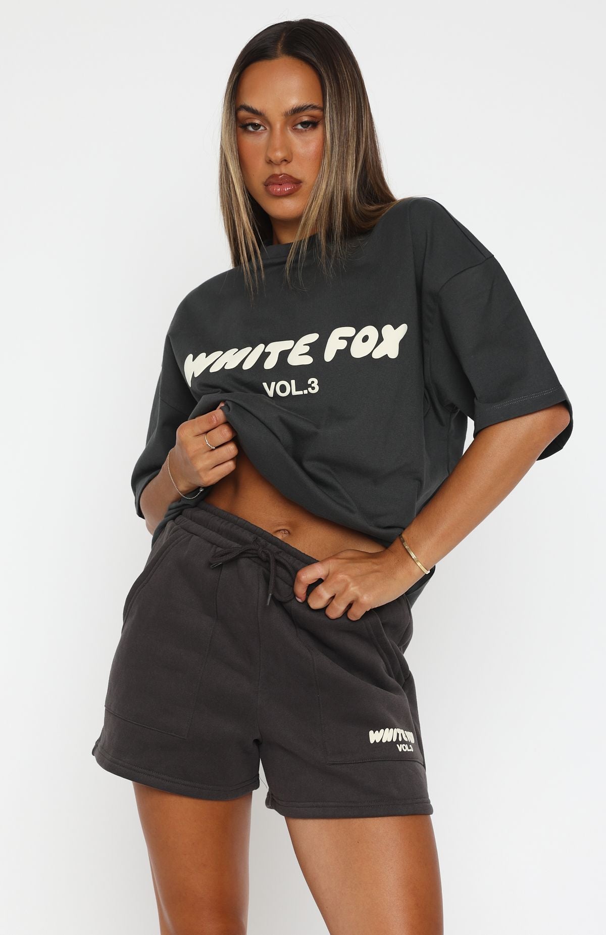 Offstage Lounge Shorts Shadow | White Fox Boutique US