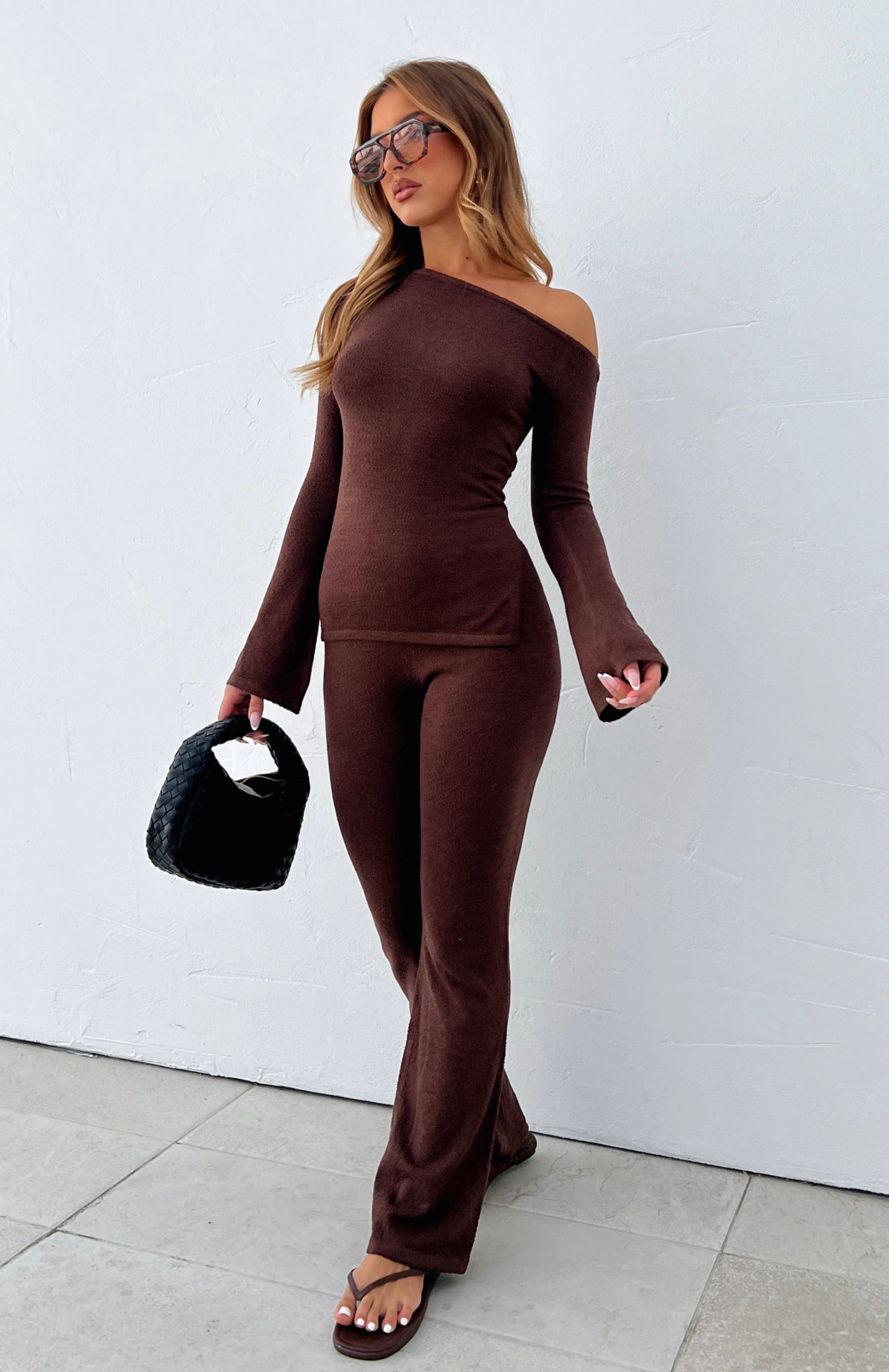 We'll Be Fine Pants Chocolate | White Fox Boutique US