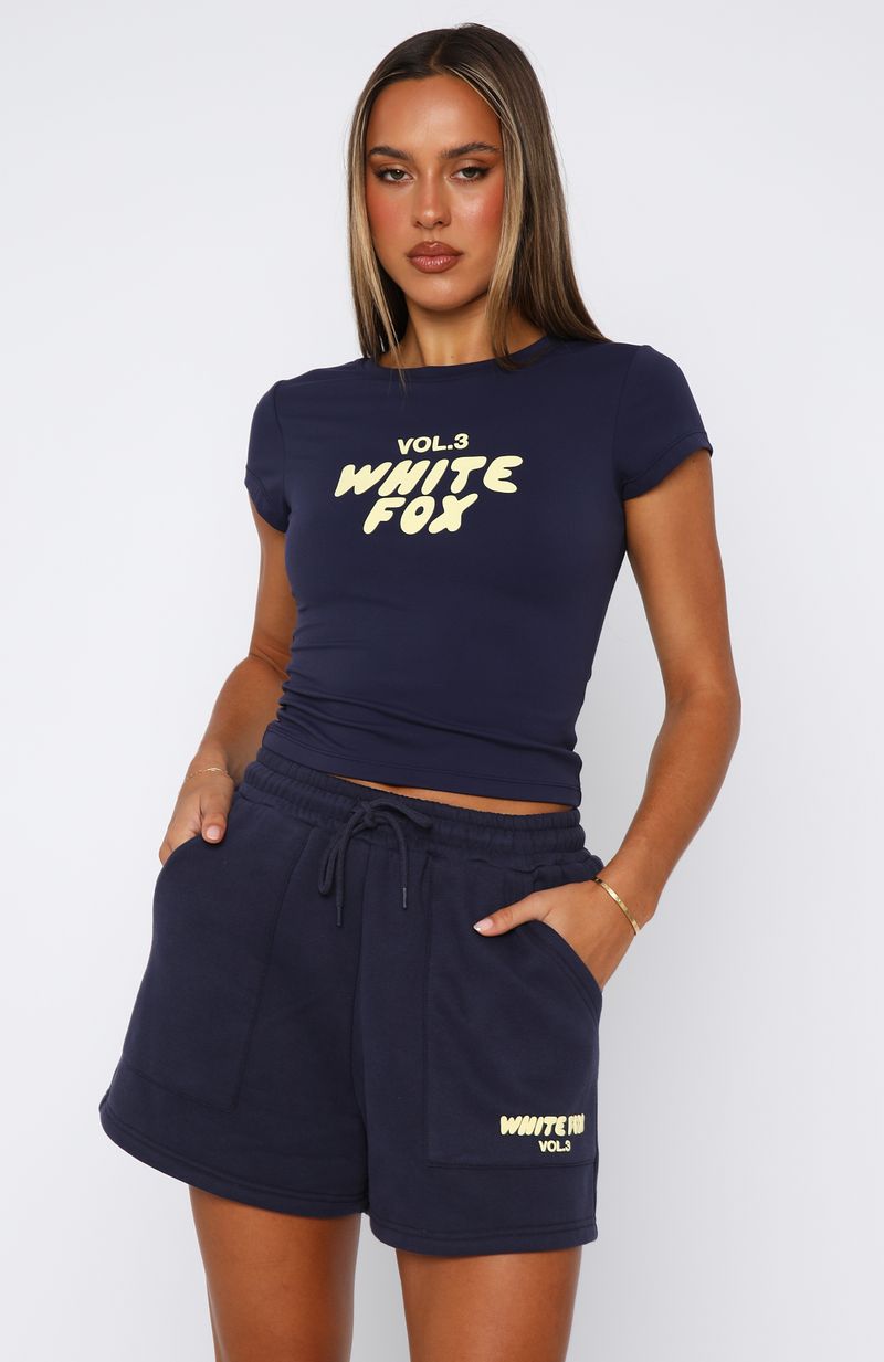 Offstage Fitted Baby Tee Stellar | White Fox Boutique US