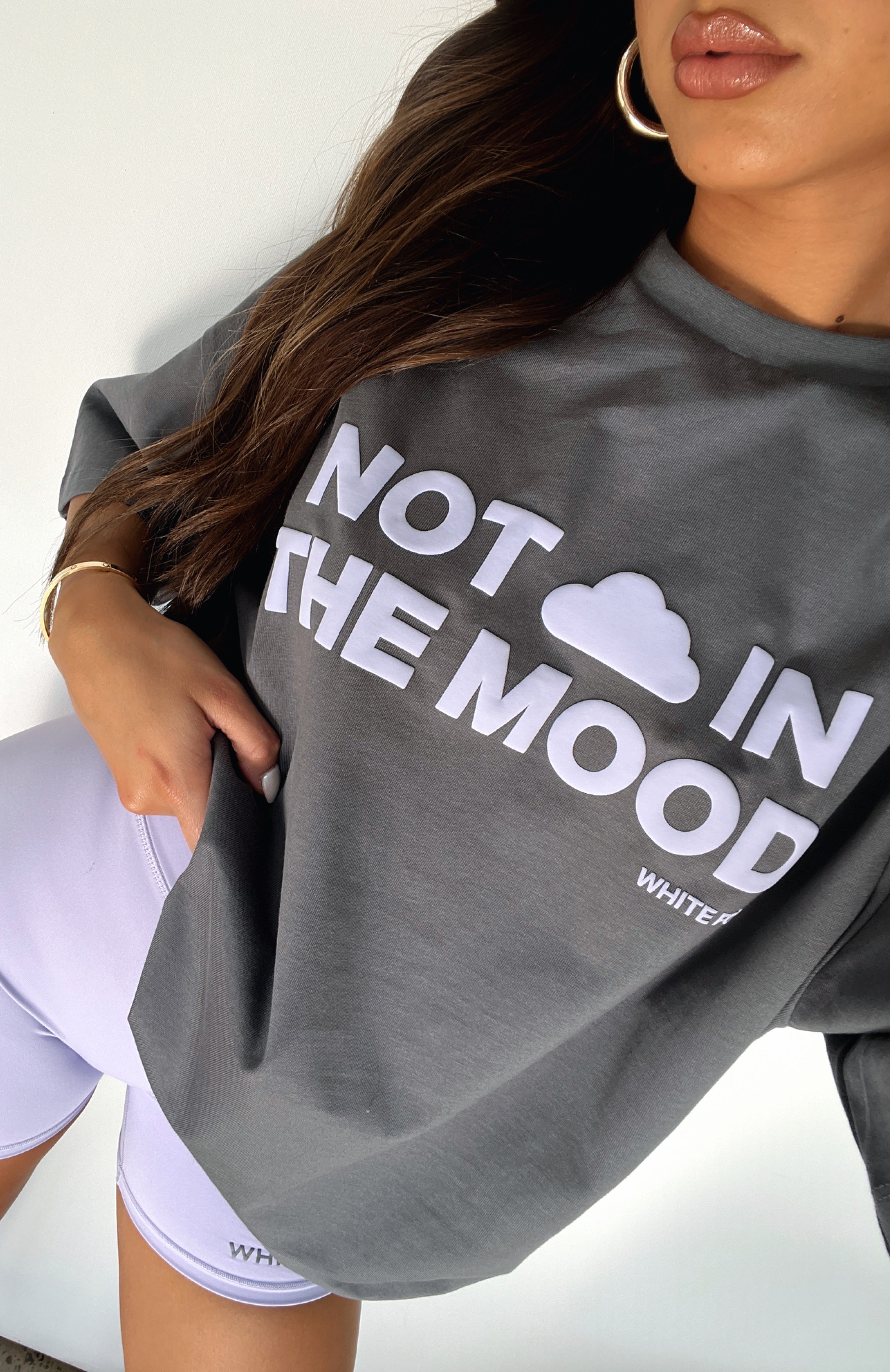 Take A Hint Oversized Tee Volcanic | White Fox Boutique US
