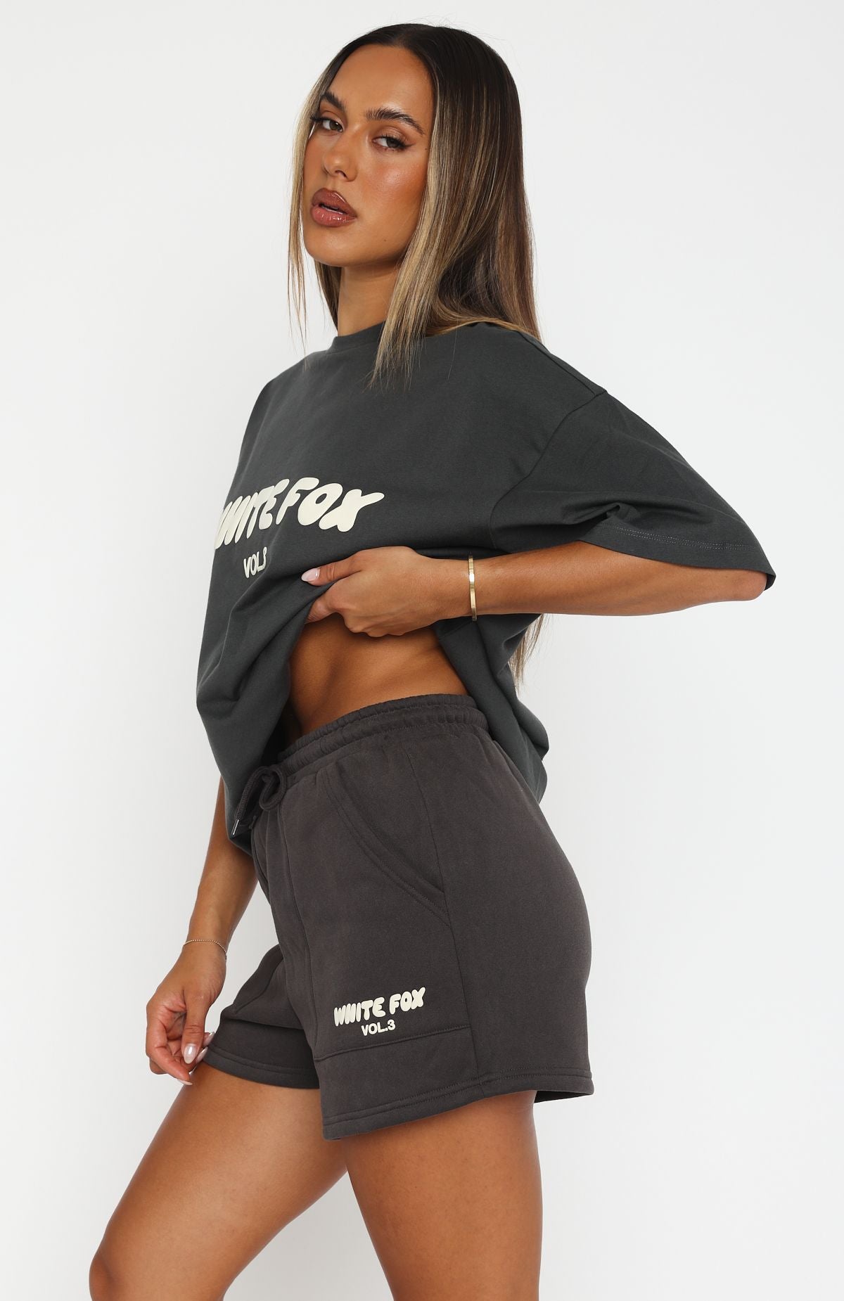 Offstage Lounge Shorts Shadow | White Fox Boutique US