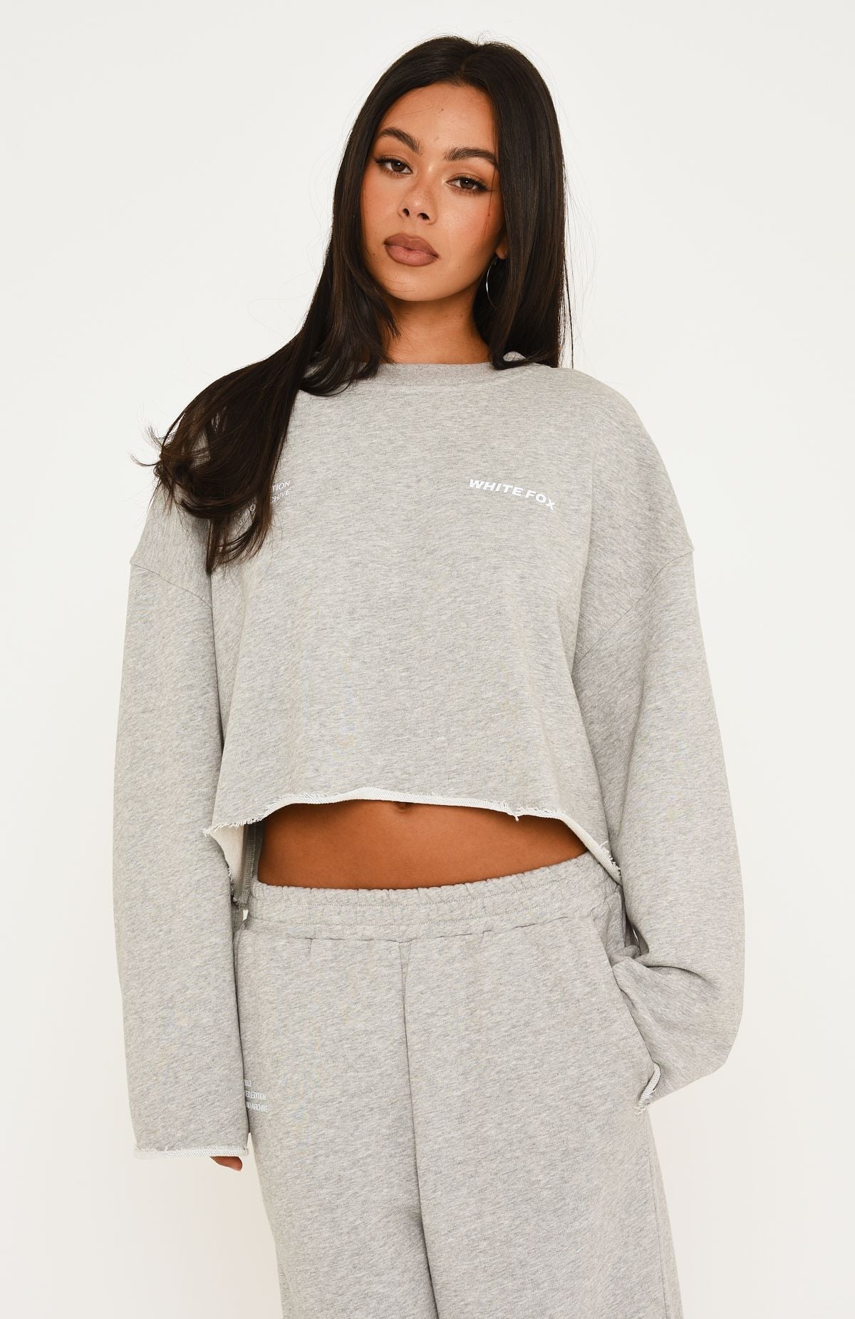 【未使用】MILKBOY MADARANINGEN コラボ スウェット グレー It Must Be A Sign Oversized Sweater Dark Grey Marle | White Fox