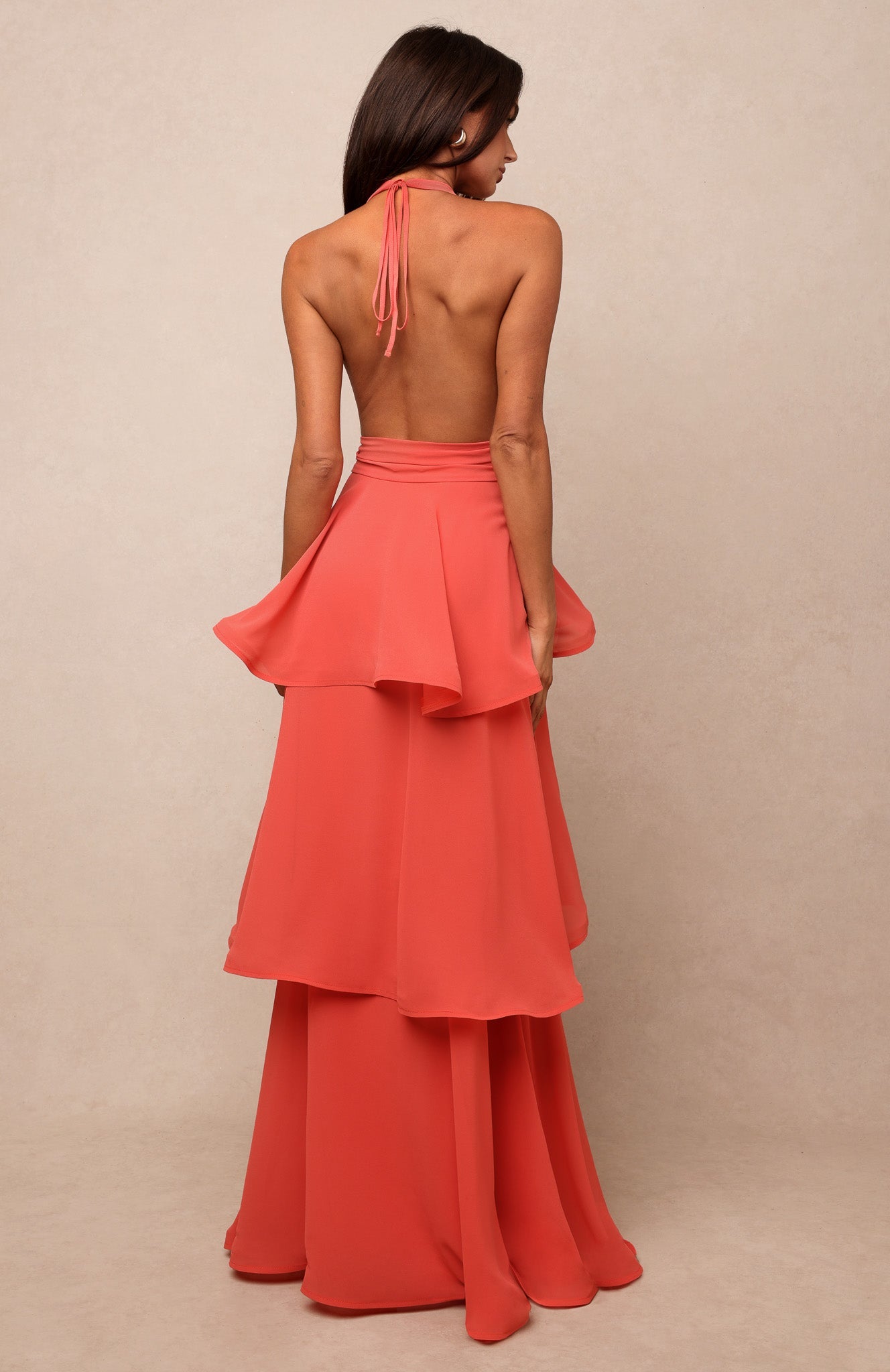 crusher maxi dress Fairytale Crush Coral Xihbxyly Women's Summer Maxi BrokenM Crew neck features 1x1 Select Loafer Size:43