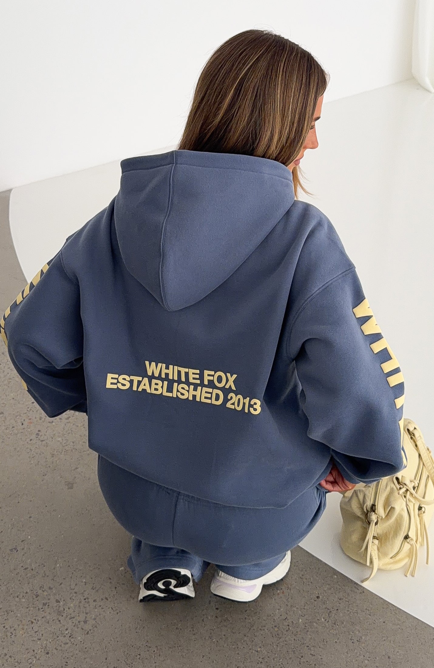 Higher Ground Zip Front Hoodie Ocean | White Fox Boutique US