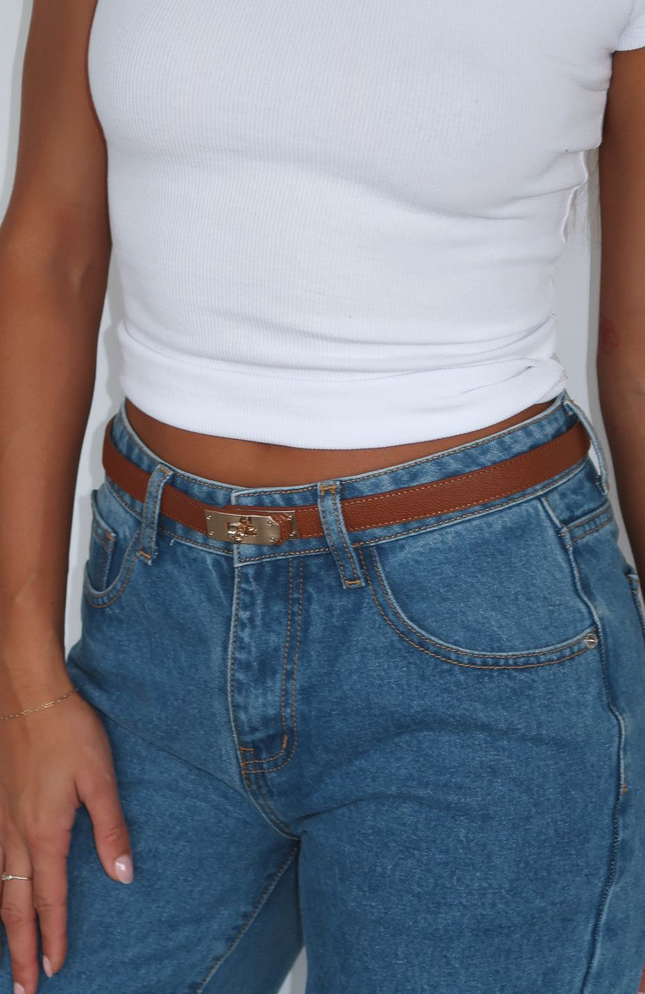 Zuri Belt Tan | White Fox Boutique US