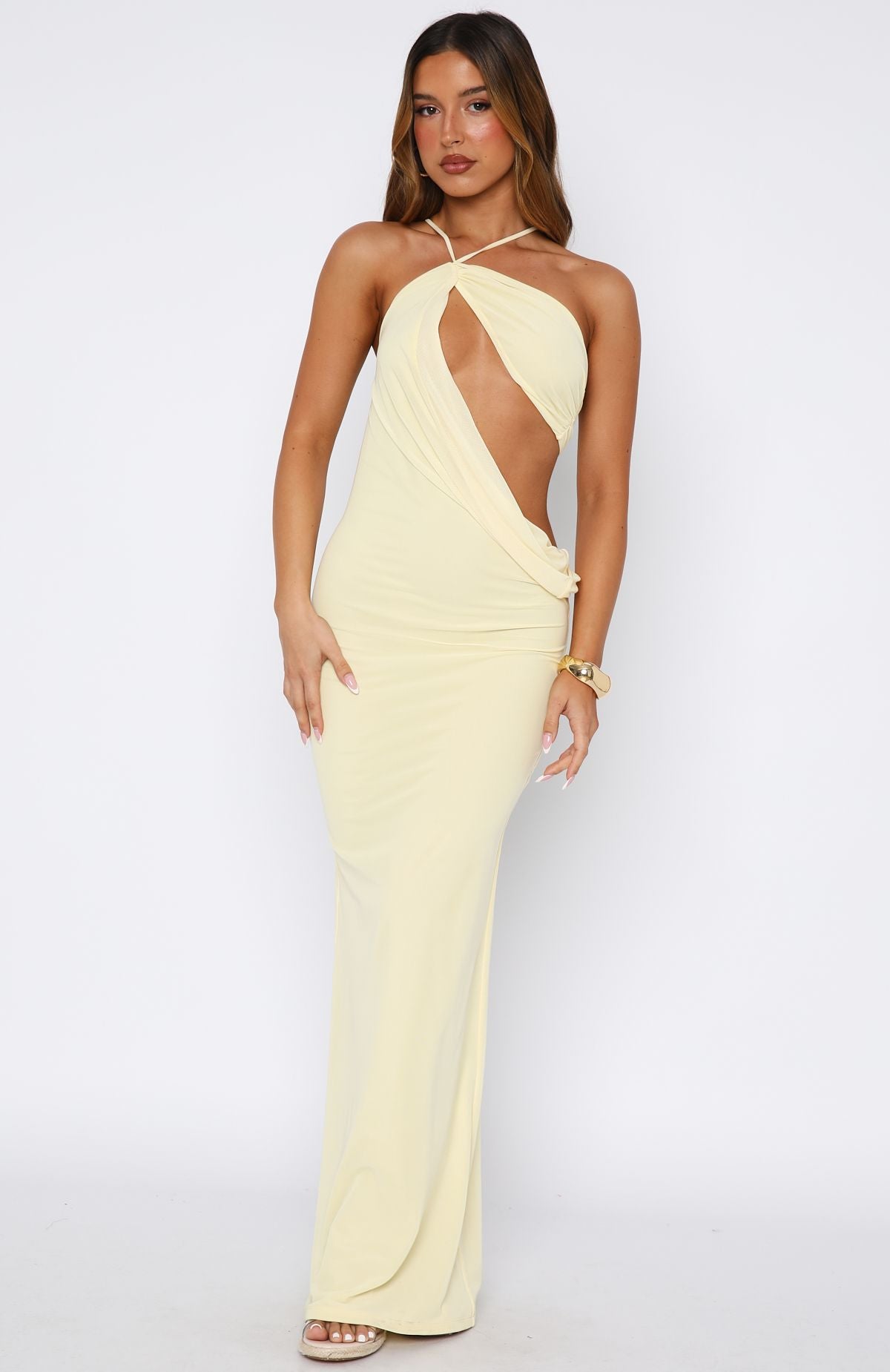 Monaco Moment Maxi Dress Lemon | White Fox Boutique US Monaco Moment Maxi Dress Lemon | White Fox Boutique US