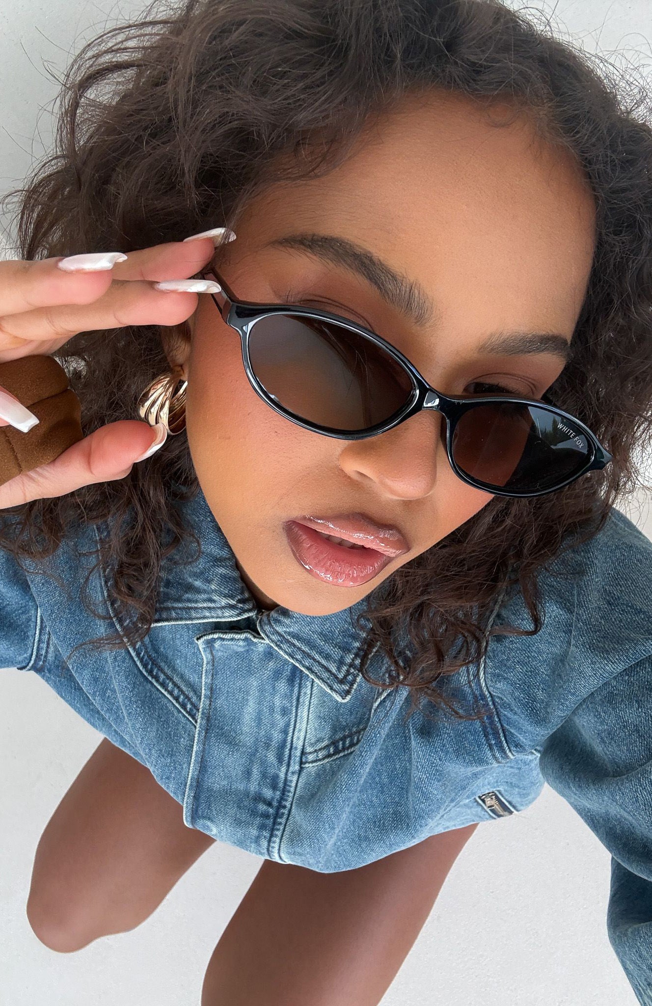 Robert Sunglasses Black | White Fox Boutique US