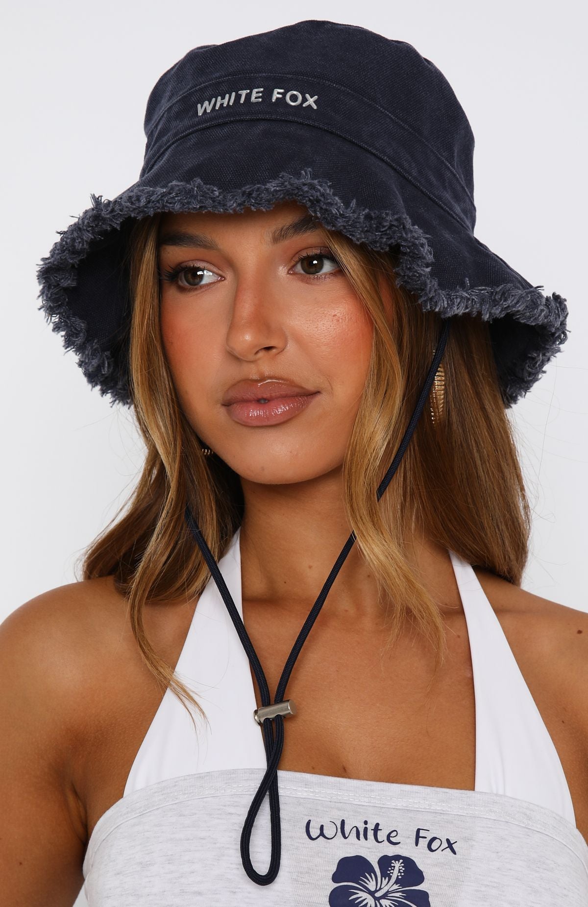 Take You Away Bucket Hat Navy | White Fox Boutique US