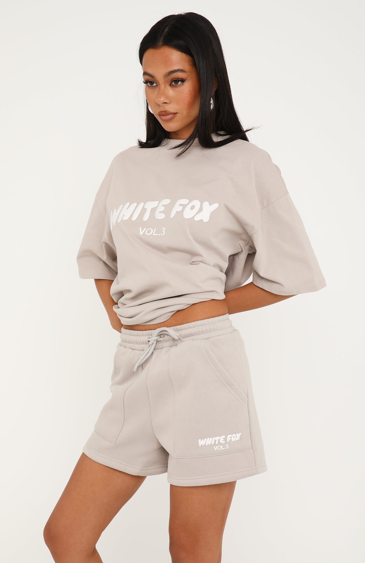 Offstage Lounge Shorts Moon | White Fox Boutique US