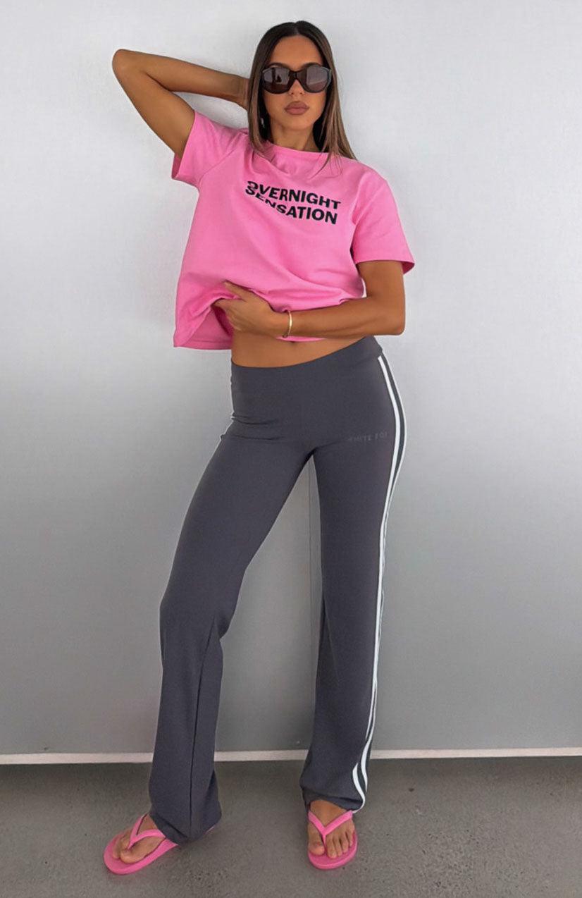 Overnight Sensation Tee Pink | White Fox Boutique US
