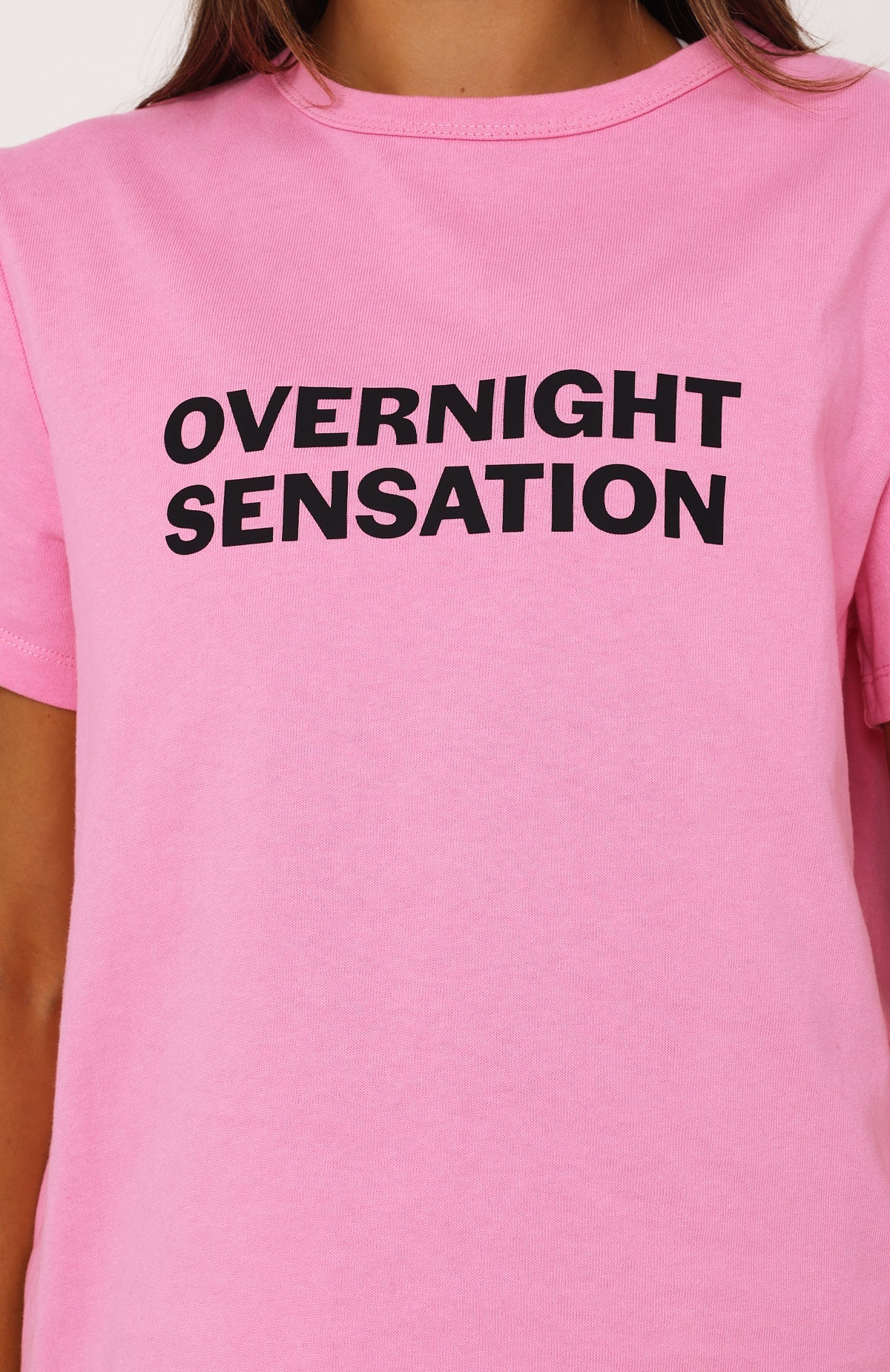 Pois blouse tee【新品未使用】 ピンク Overnight Sensation Tee Pink | White Fox Boutique US