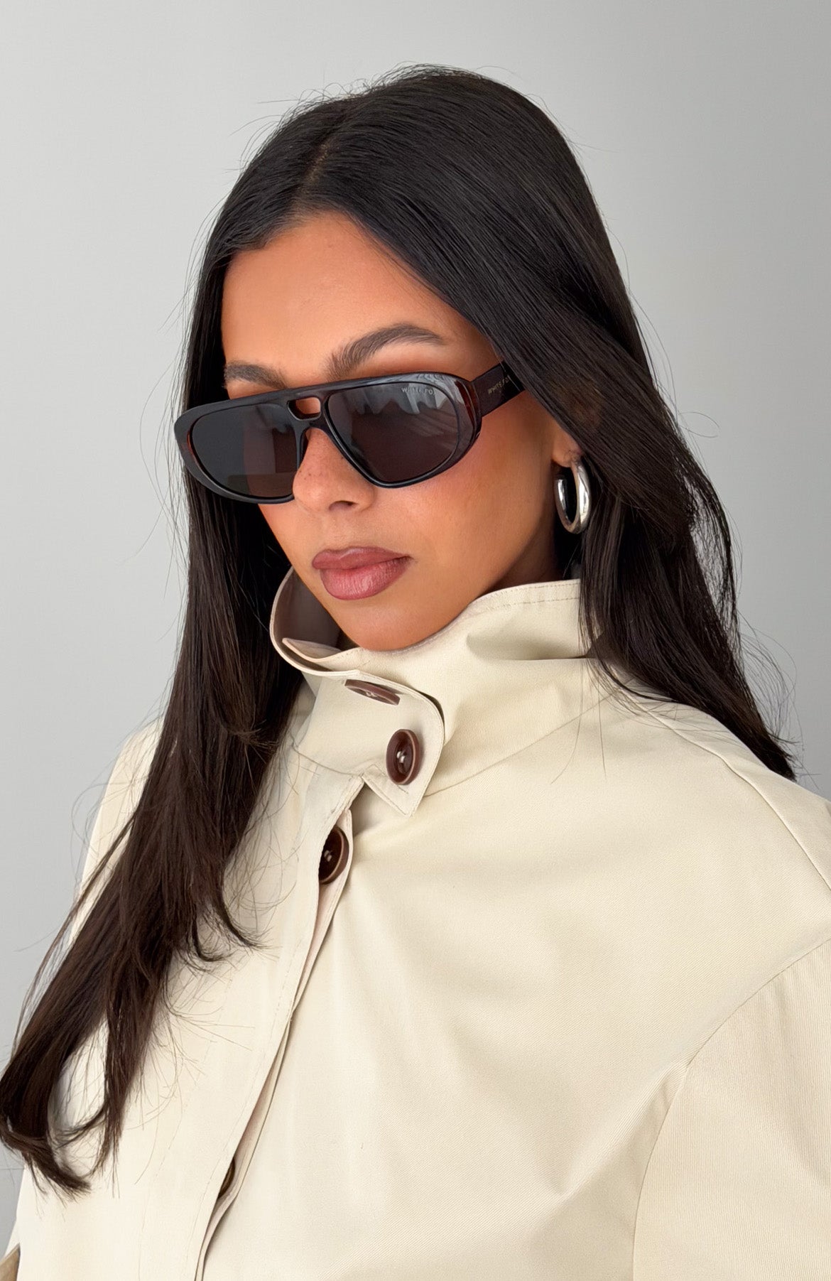 ルチールサンド Roland Sunglasses Chocolate/Chocolate | White Fox Boutique US